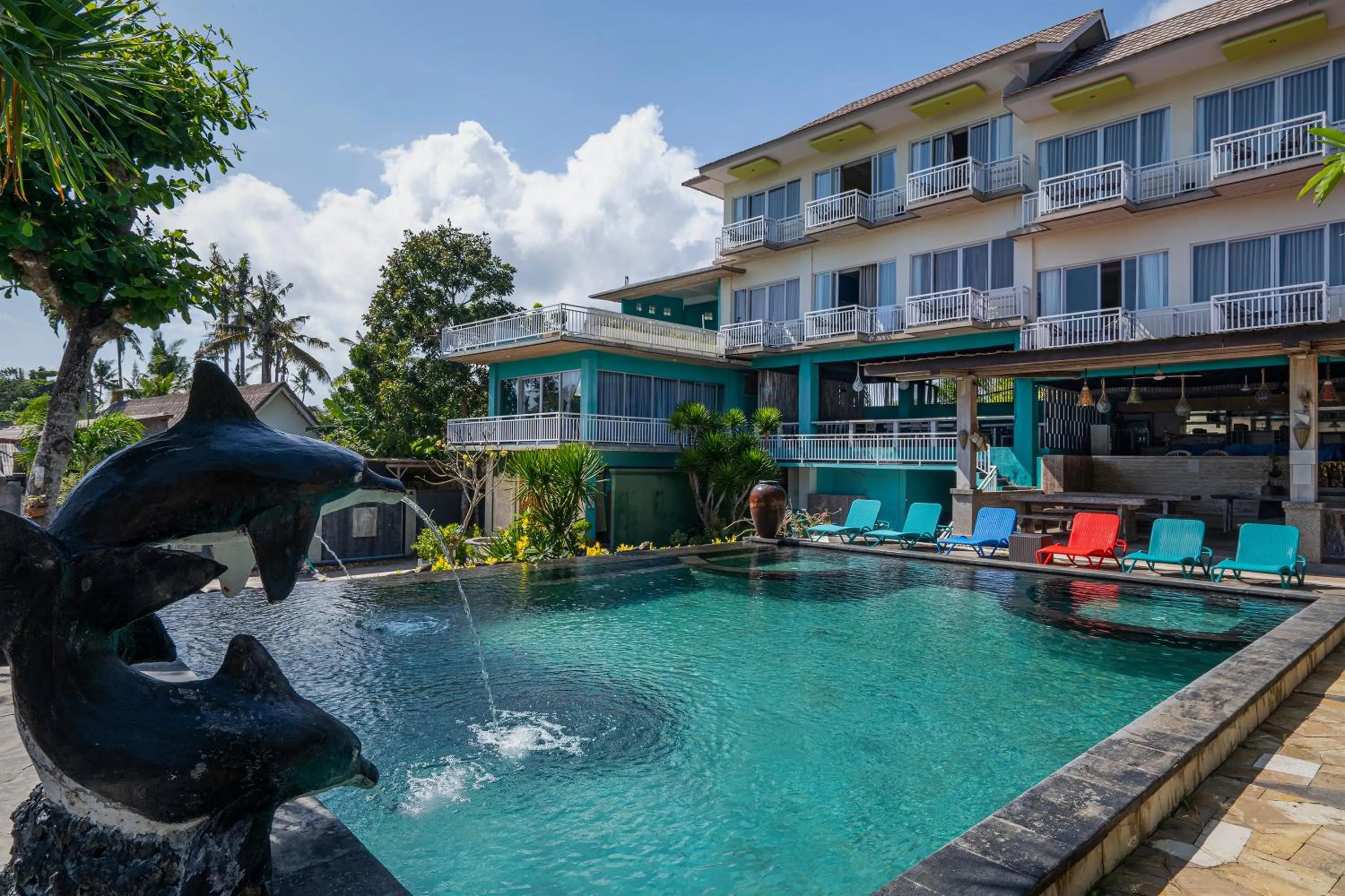 Property building in The Tanis Beach Resort Nusa Lembongan