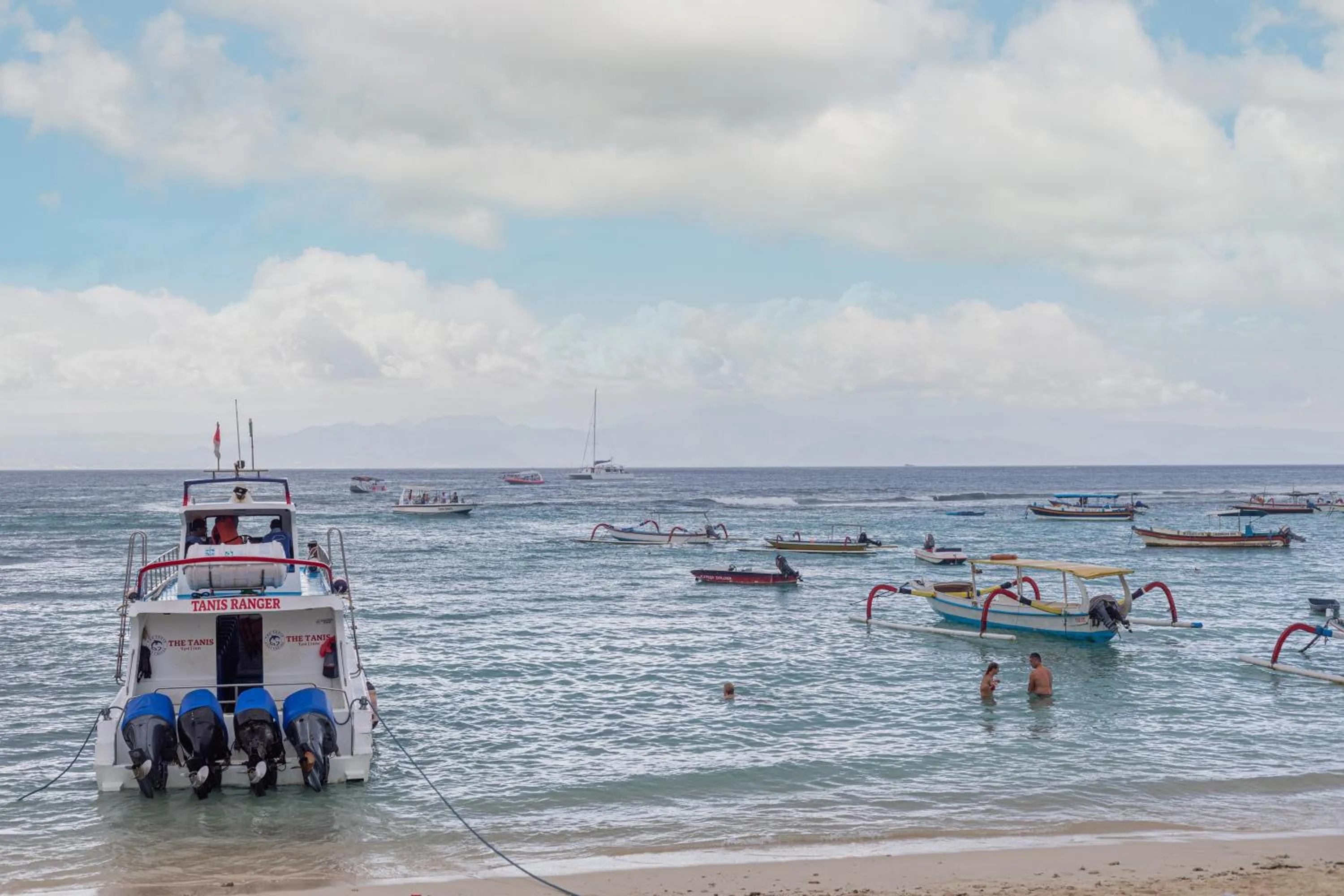 Sea view in The Tanis Beach Resort Nusa Lembongan