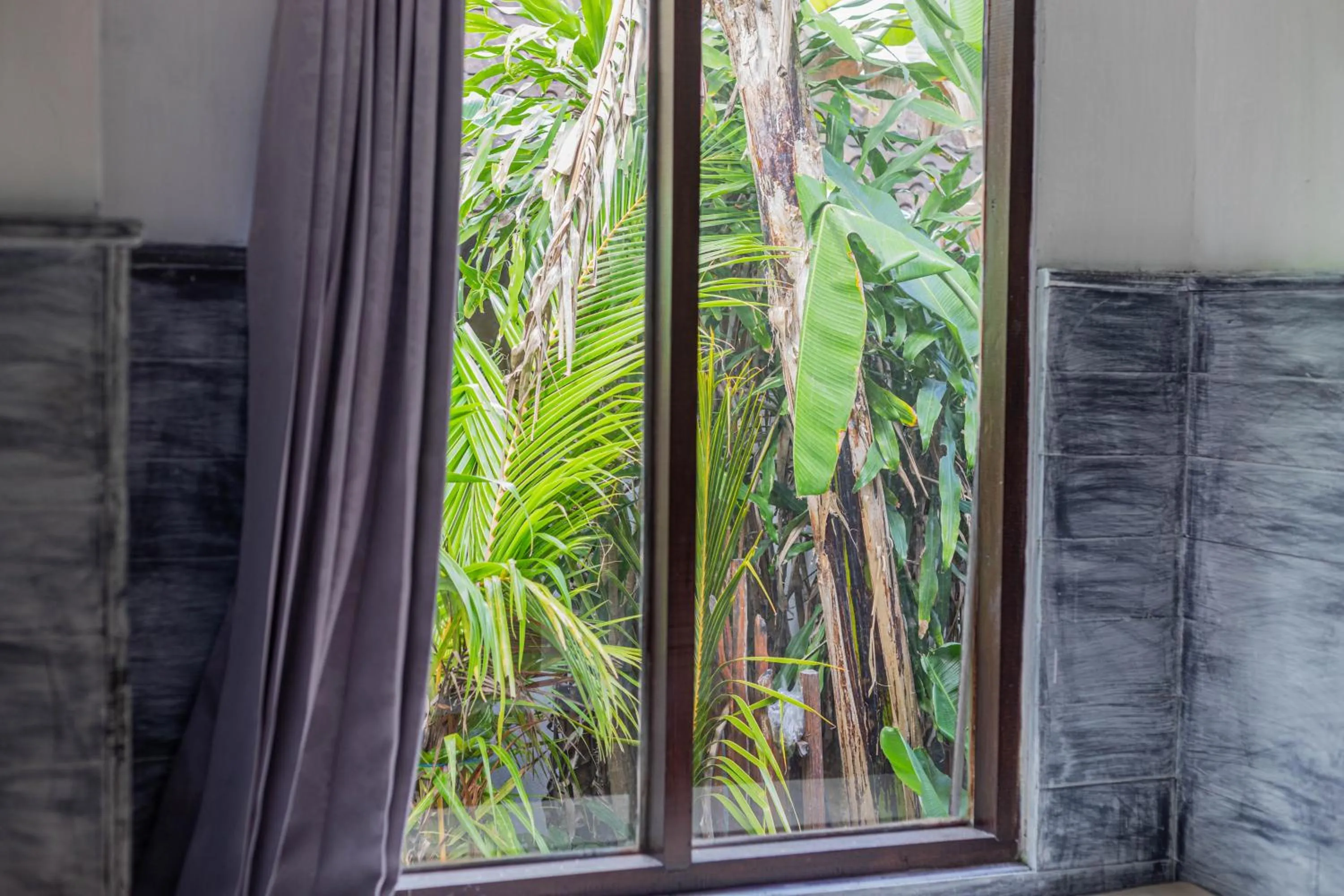 Garden in The Tanis Beach Resort Nusa Lembongan