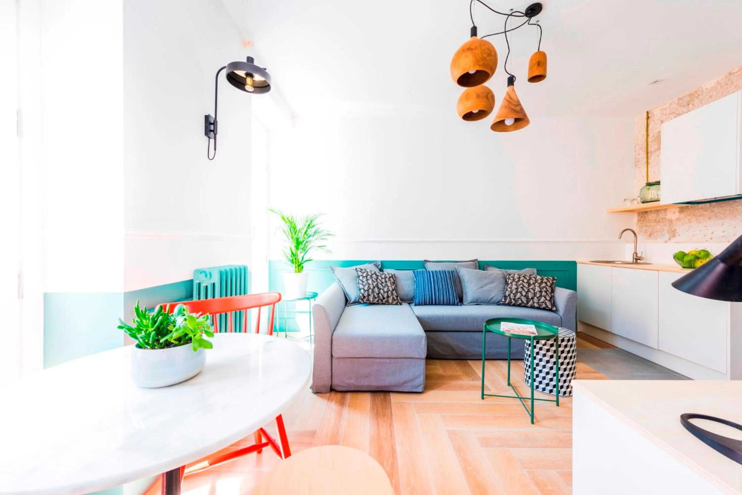 Living room in Be Mate Gran Vía Suites