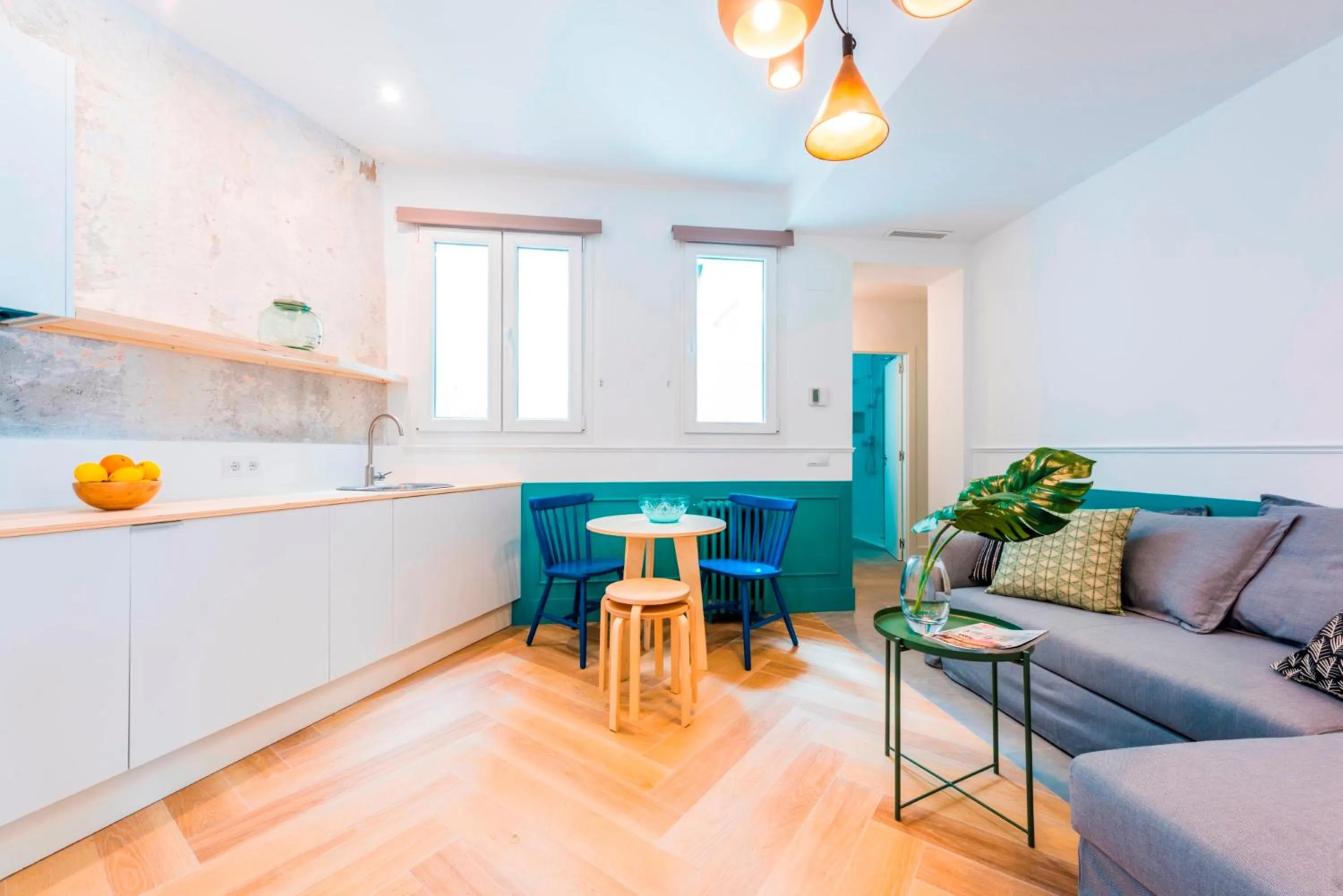 Living room in Be Mate Gran Vía Suites