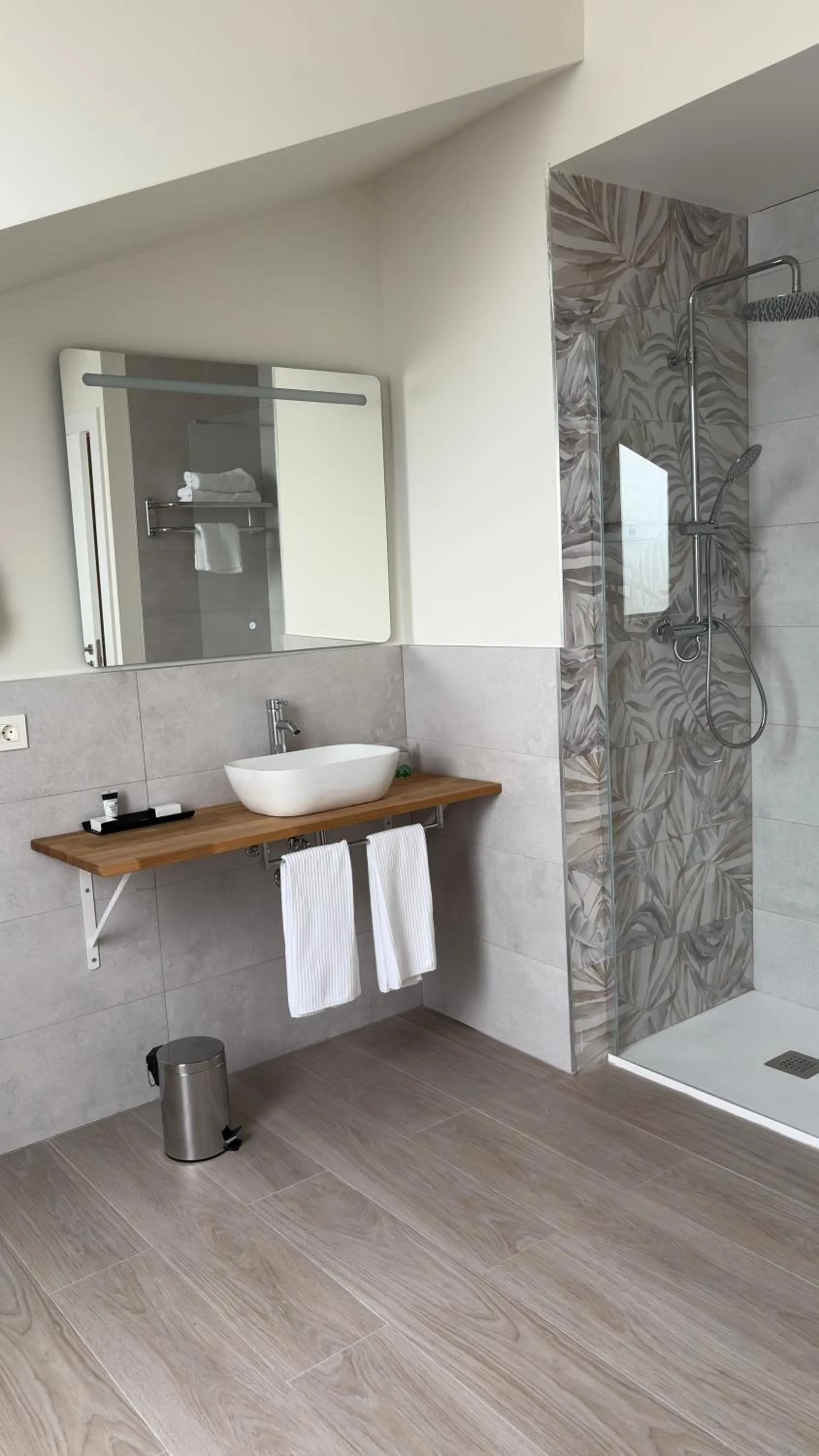 Shower in Hotel ELE Acueducto