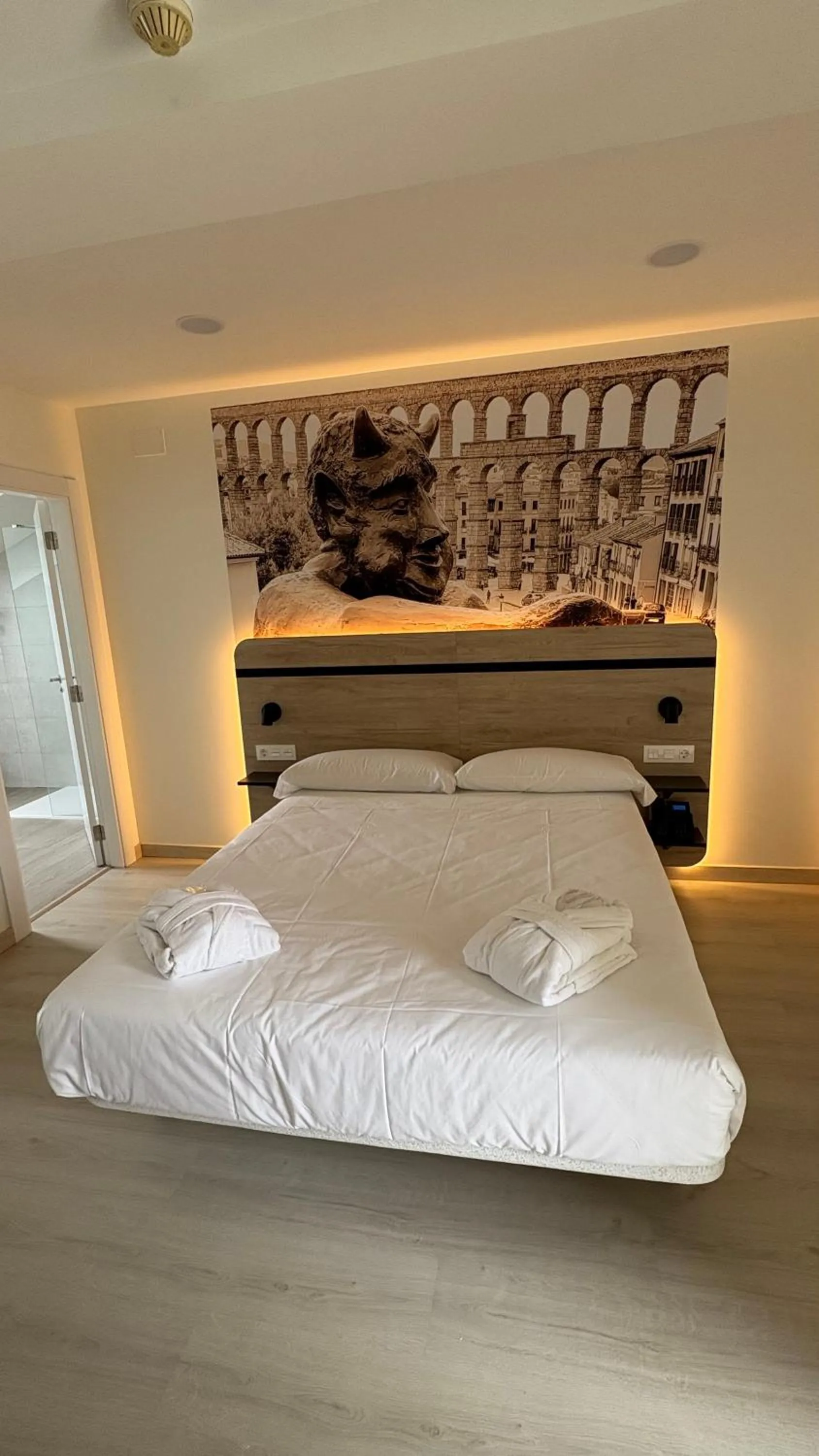 Bed in Hotel ELE Acueducto