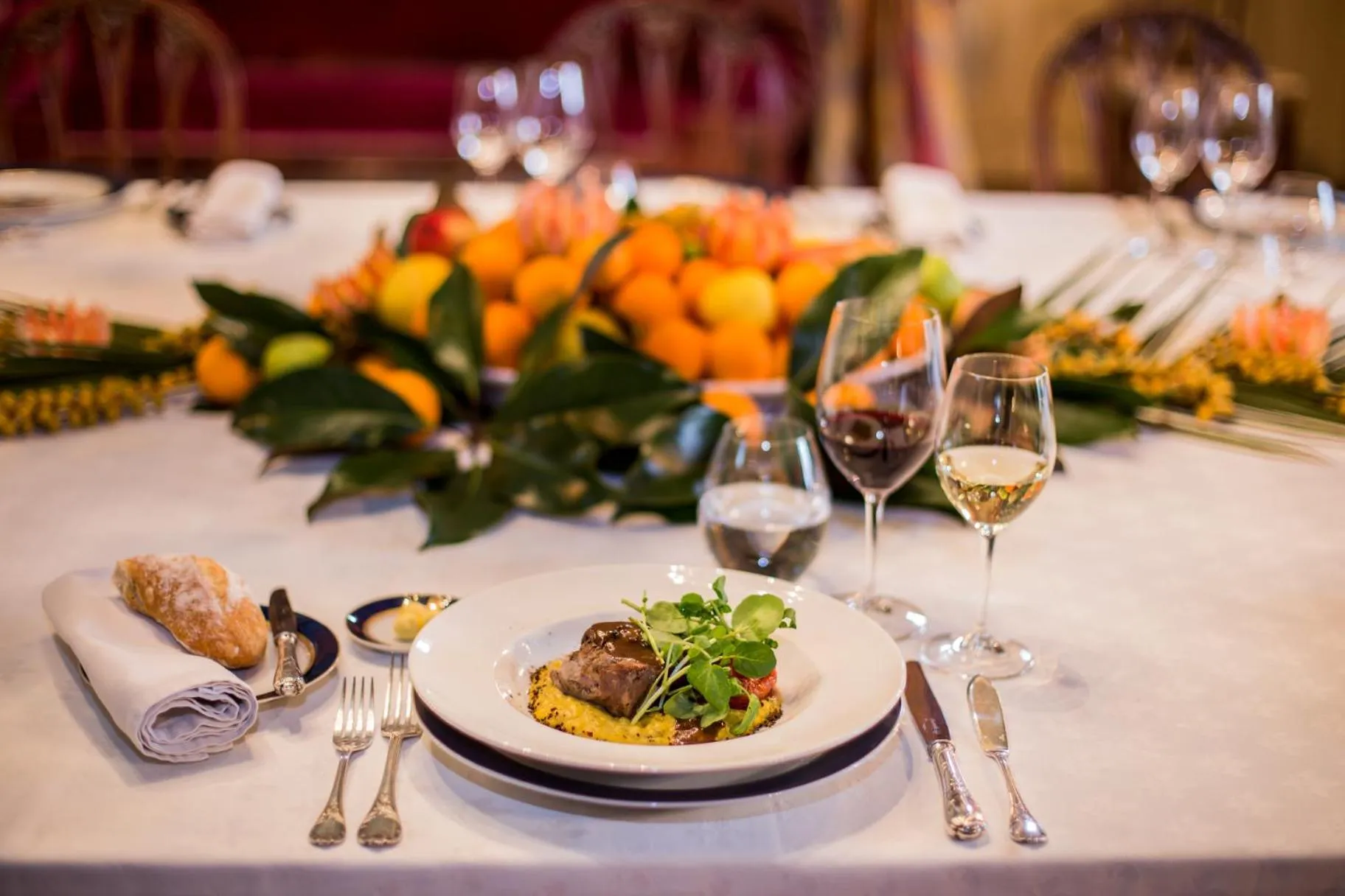 Food and drinks in Hotel Casa Real - Viña Santa Rita