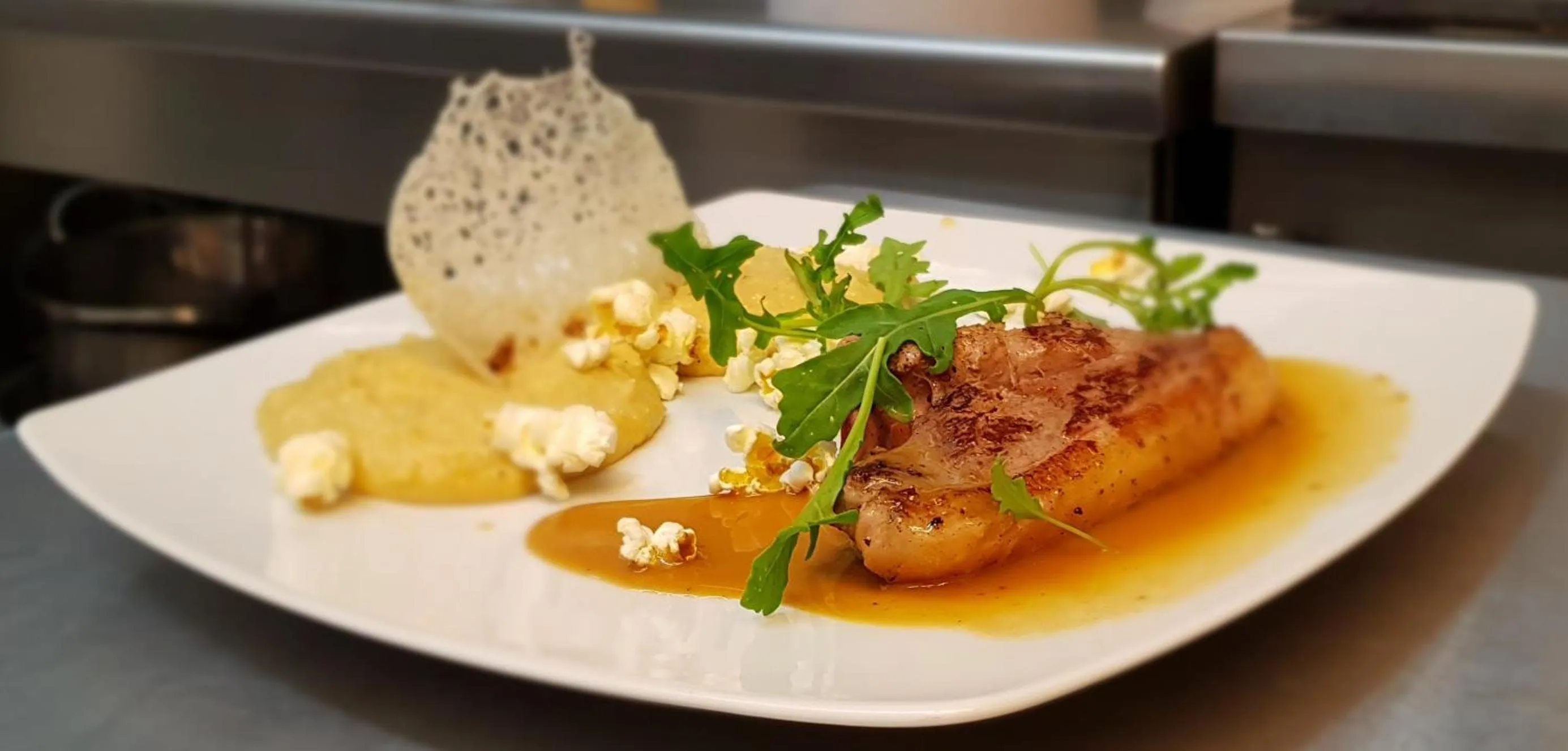 Food close-up in Hotel La Peyrade