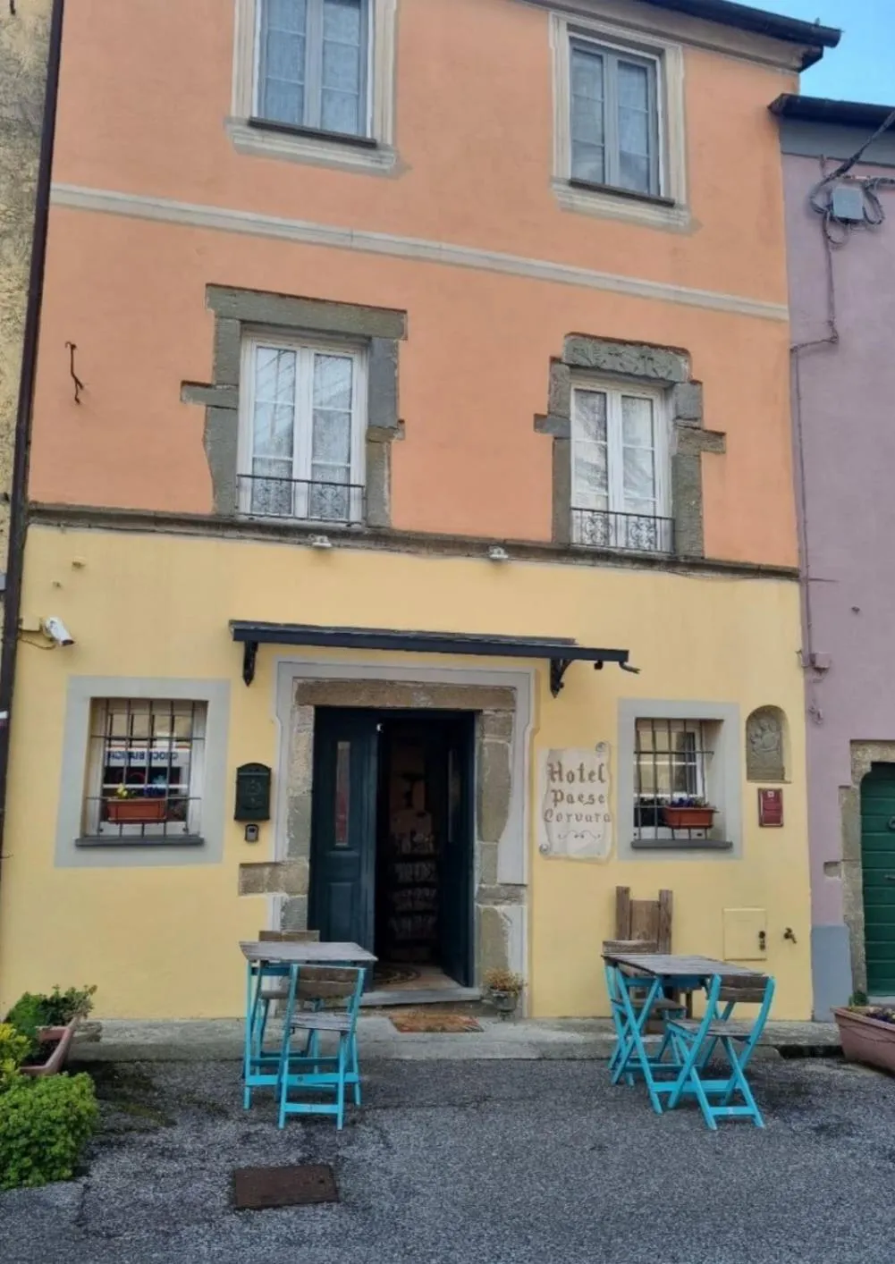 Property building in Hotel Paese Corvara