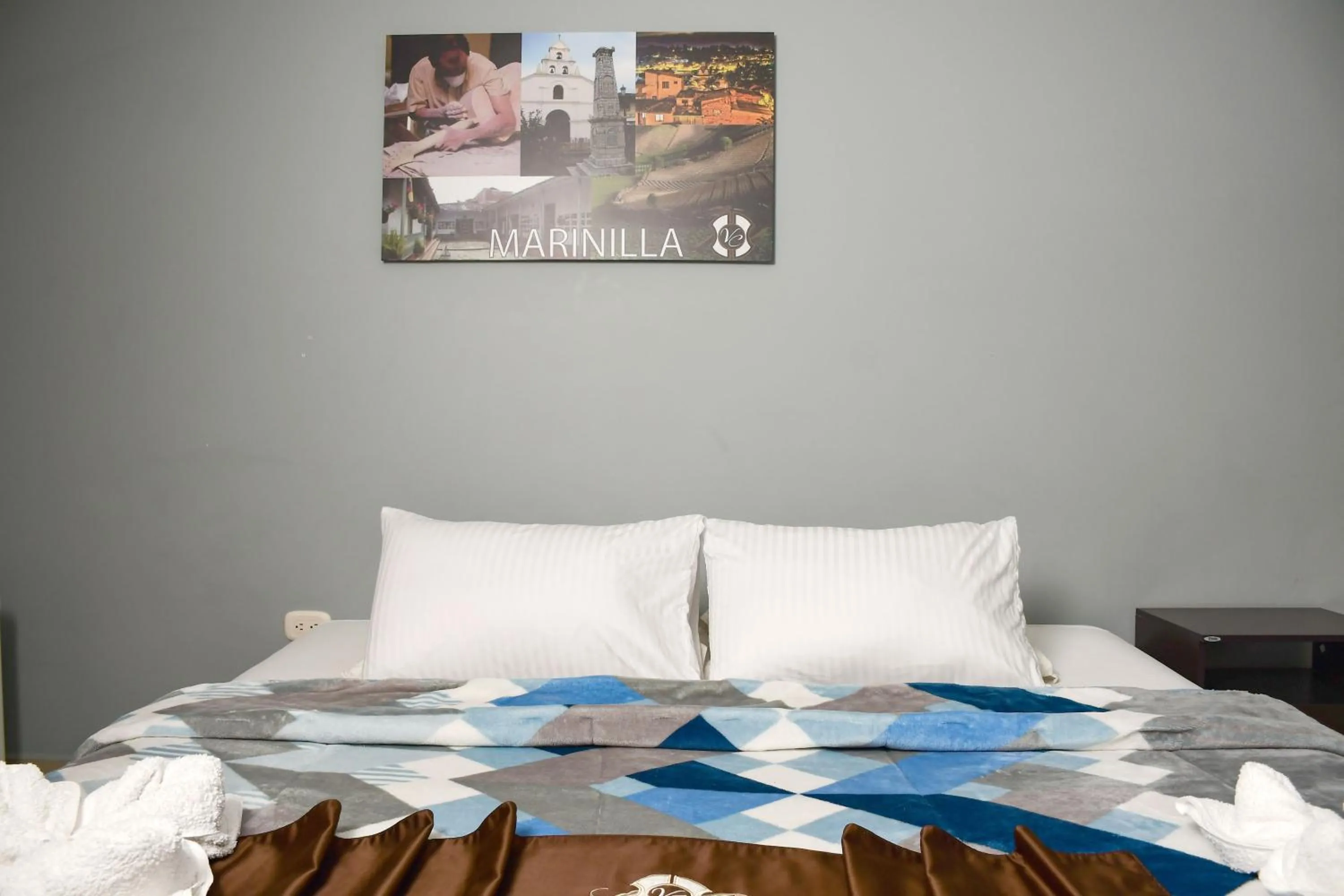 Bed in Hotel Villa Colonia