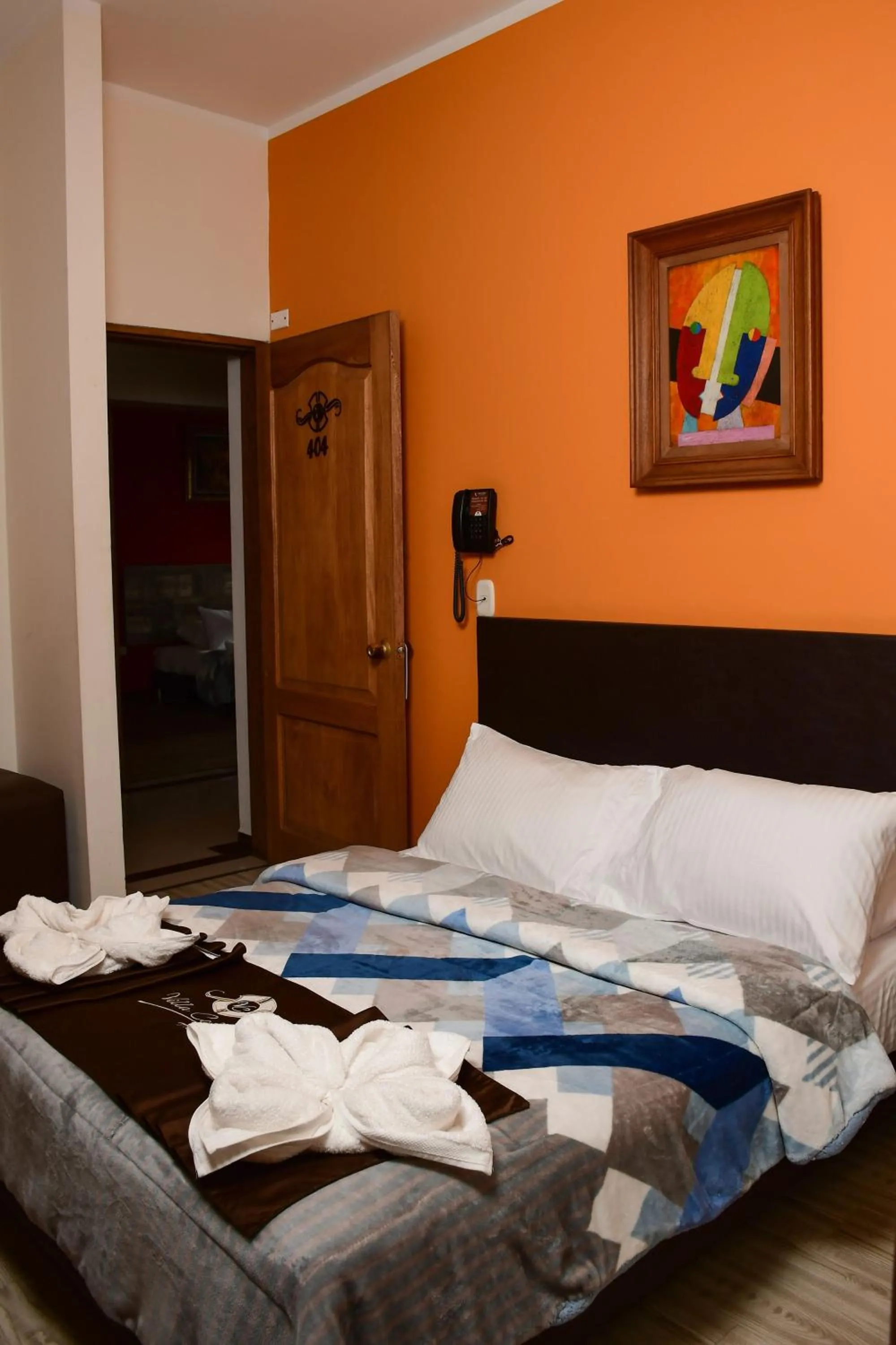 Bed in Hotel Villa Colonia