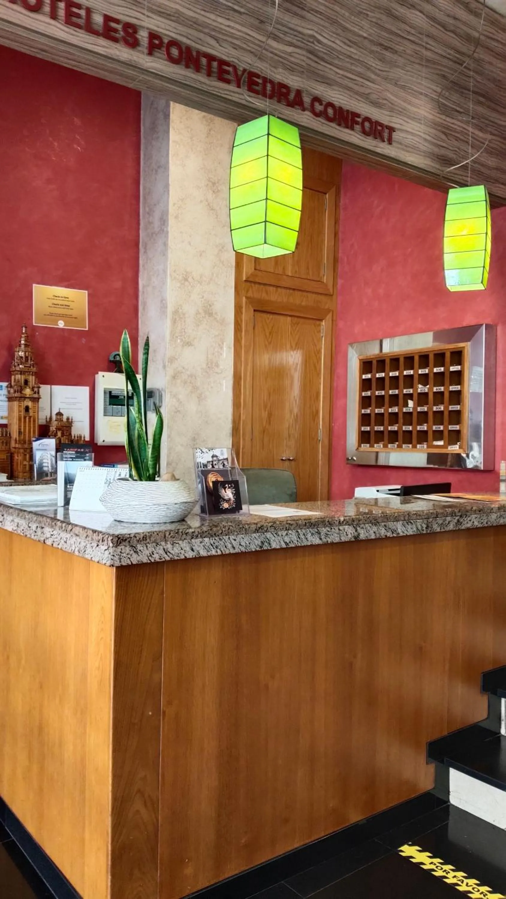 Lobby or reception in Hotel HHB Pontevedra Confort