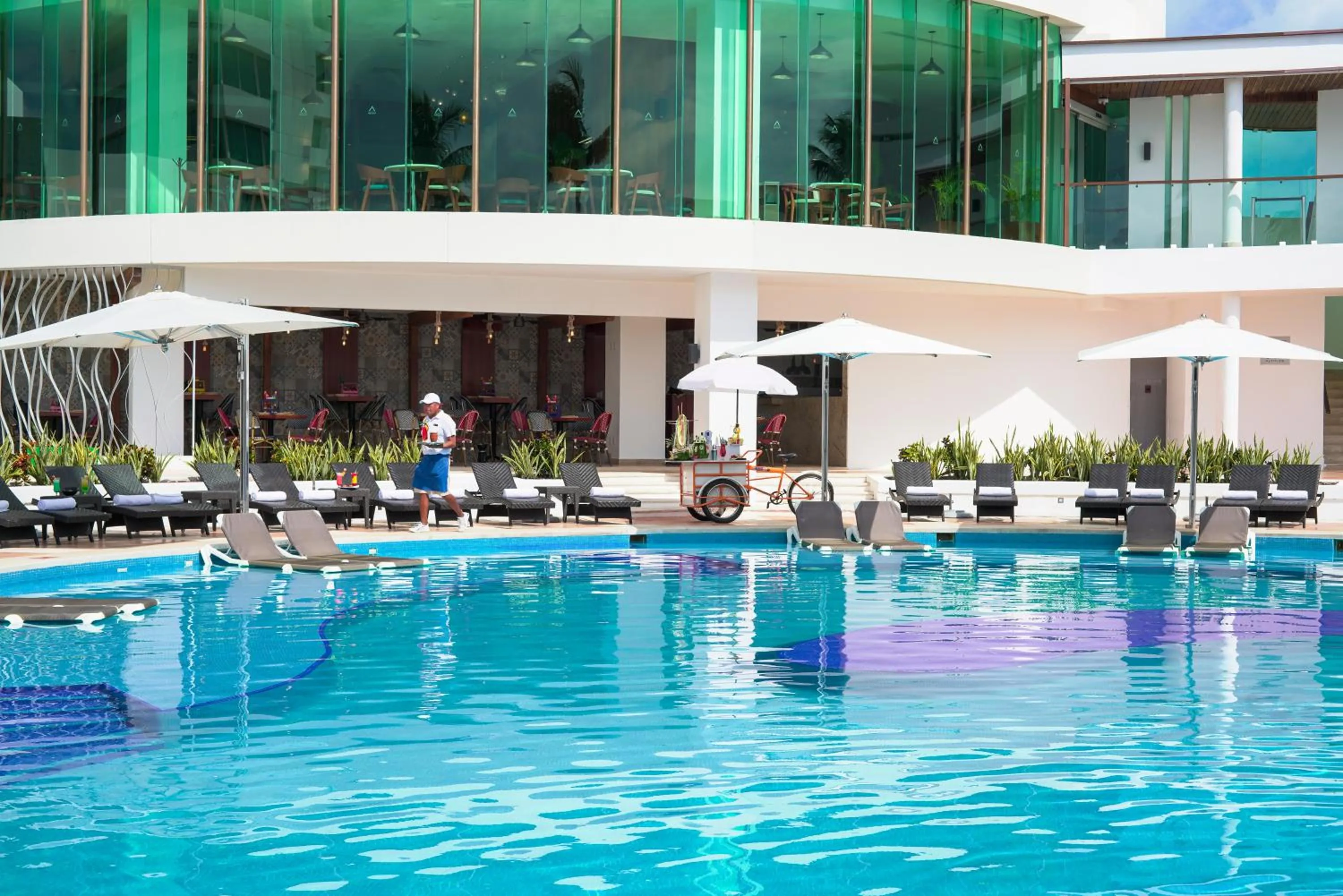 Pool view in Altitude at Krystal Grand Cancun - All Inclusive