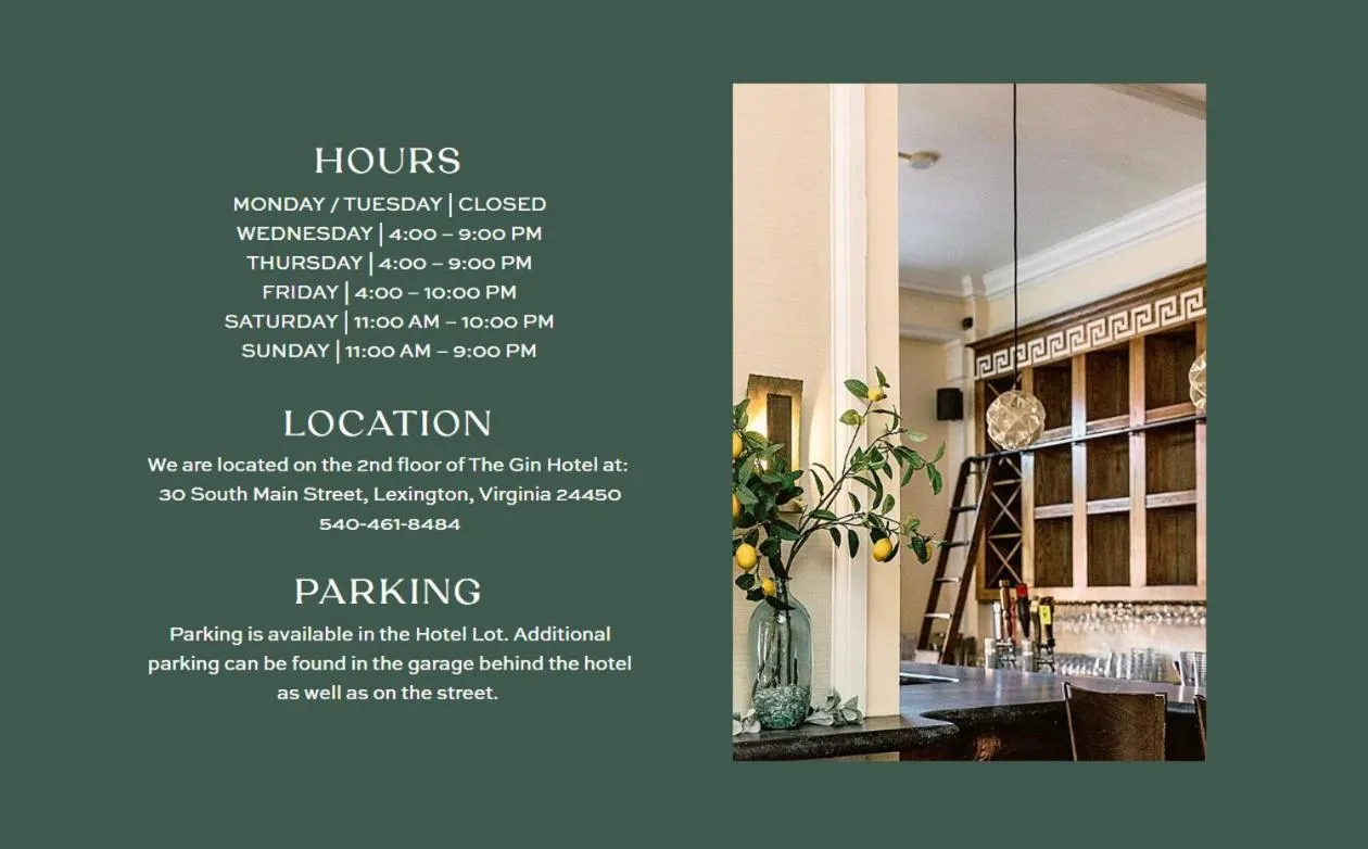 Restaurant/places to eat in The Gin Hotel, an Ascend Collection Hotel