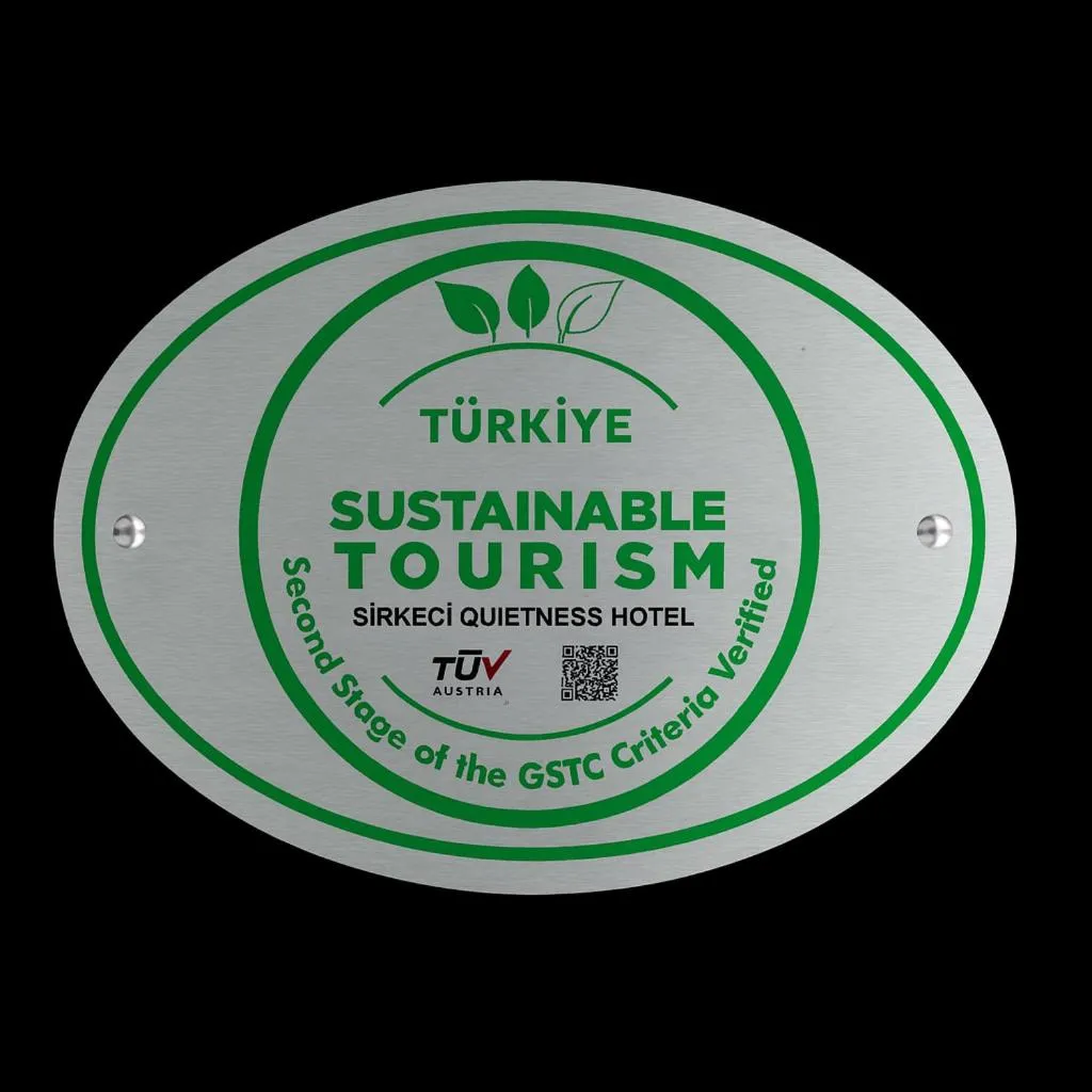 Logo/Certificate/Sign in Sirkeci Quietness Hotel