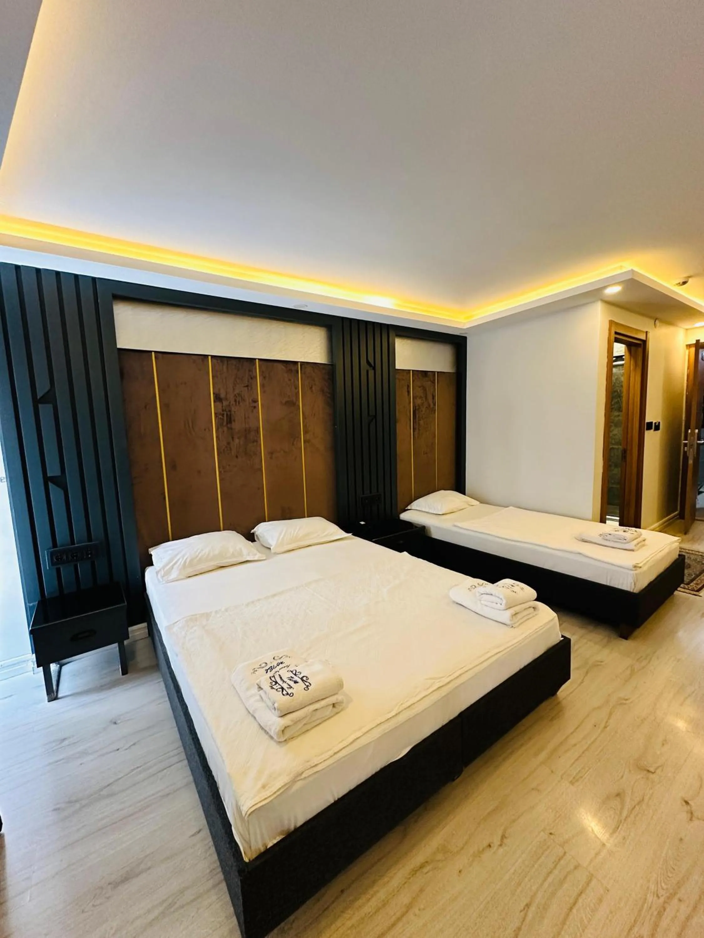 Bed in Sirkeci Quietness Hotel