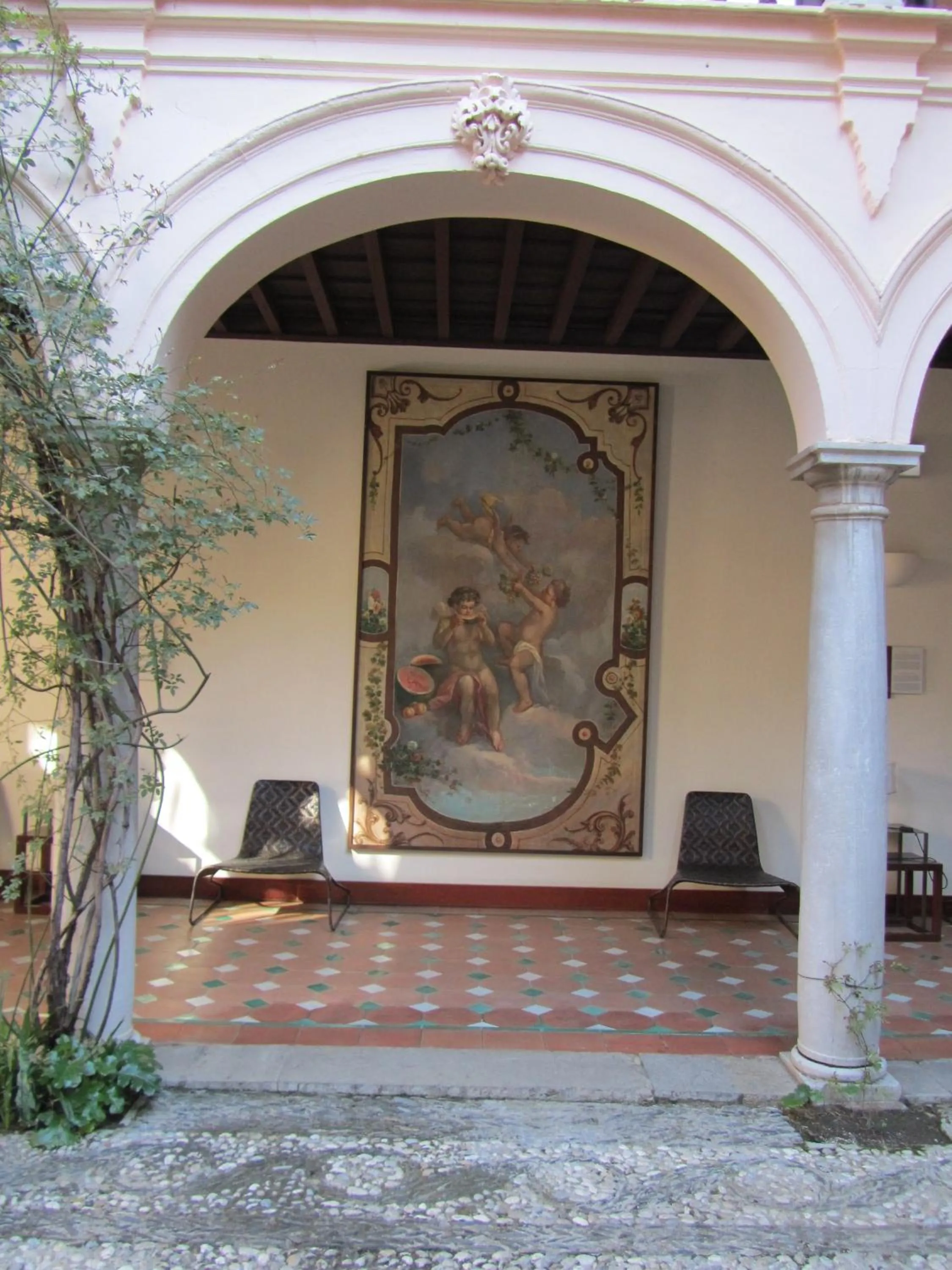 Decorative detail in Parador de Granada
