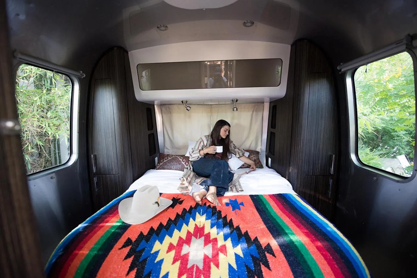 Bed in Caravan Outpost