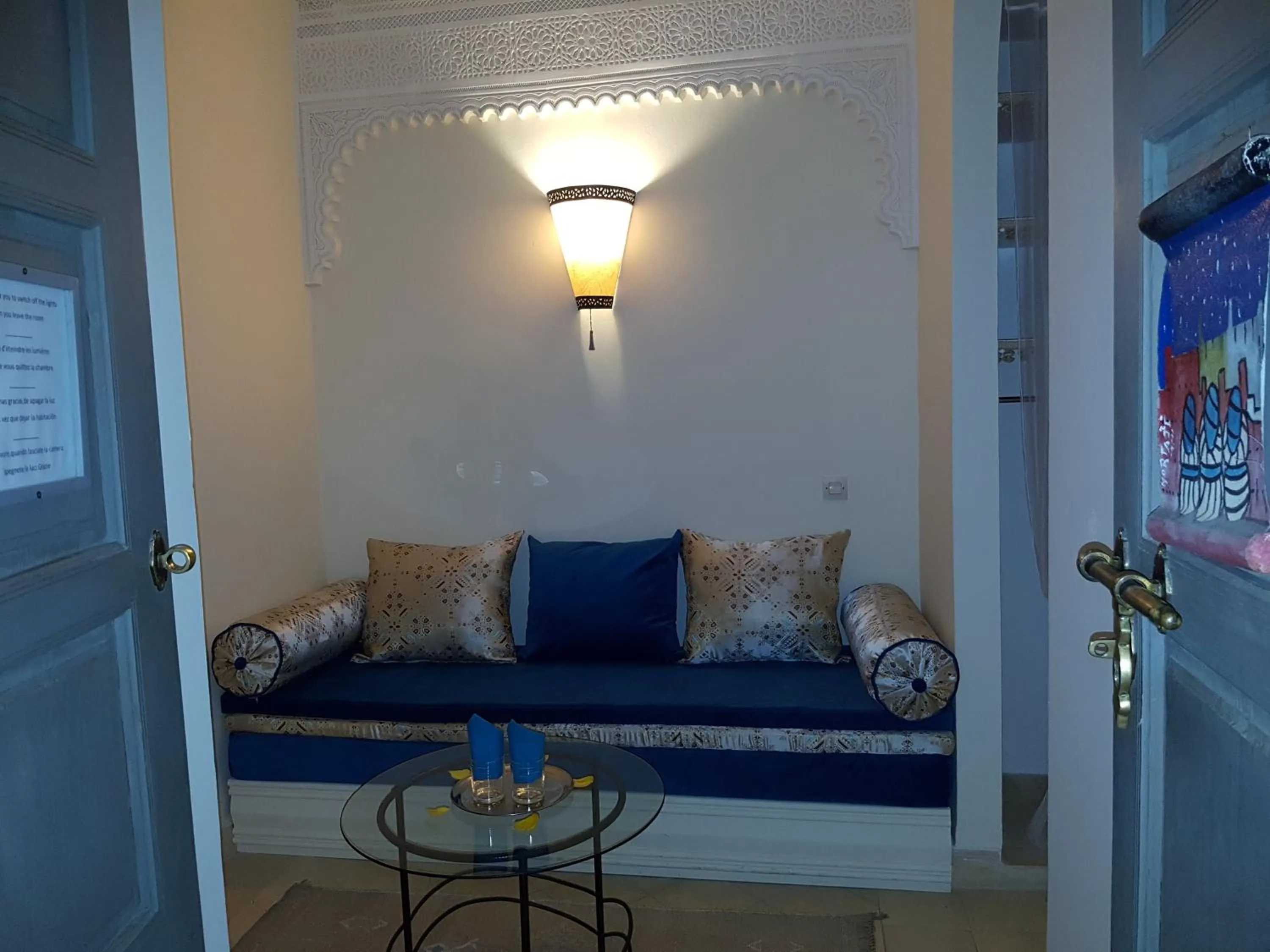 Decorative detail in Dar Andamaure