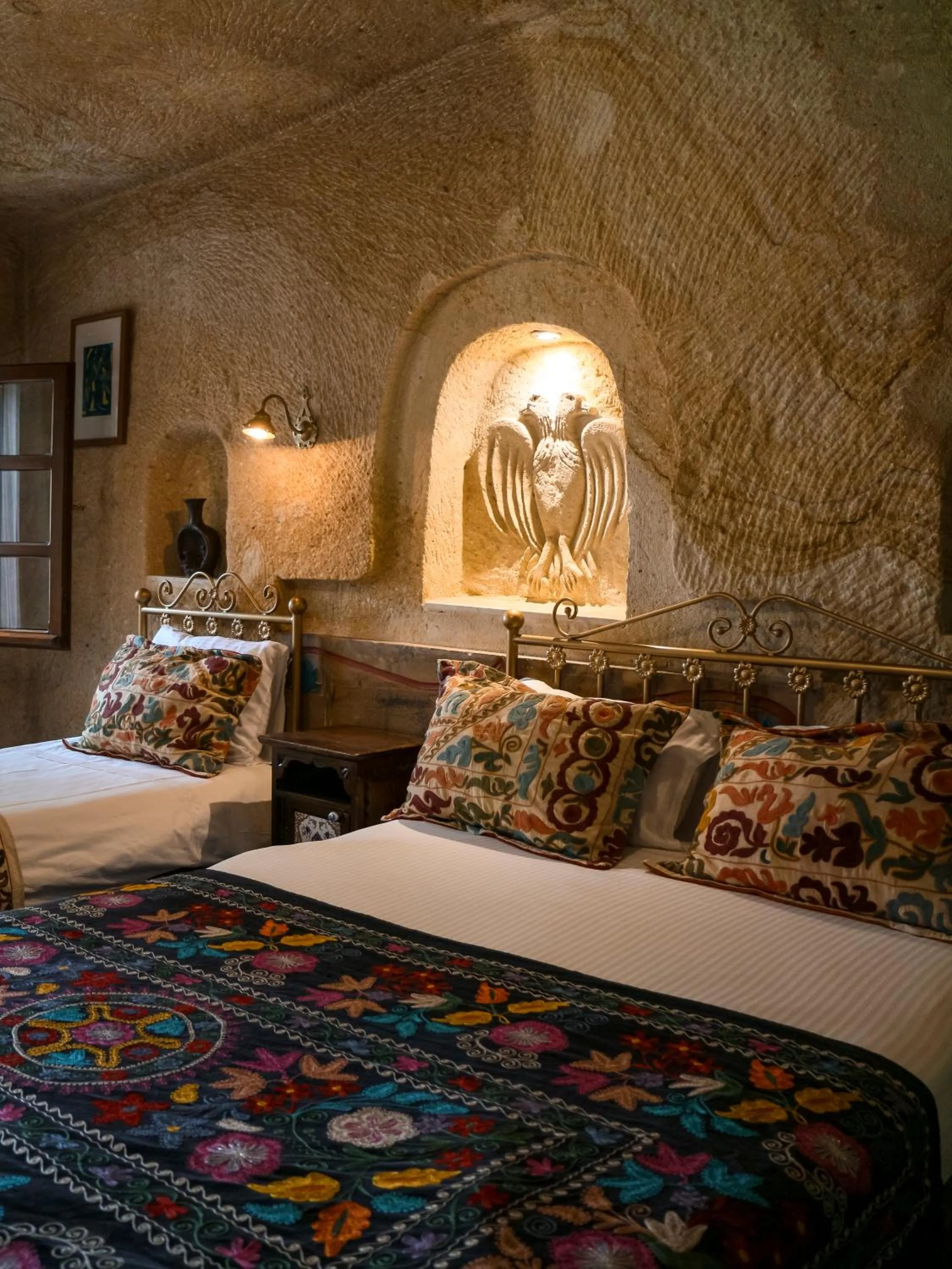 Bedroom, Bed in Canela Cave Hotel - Cappadocia
