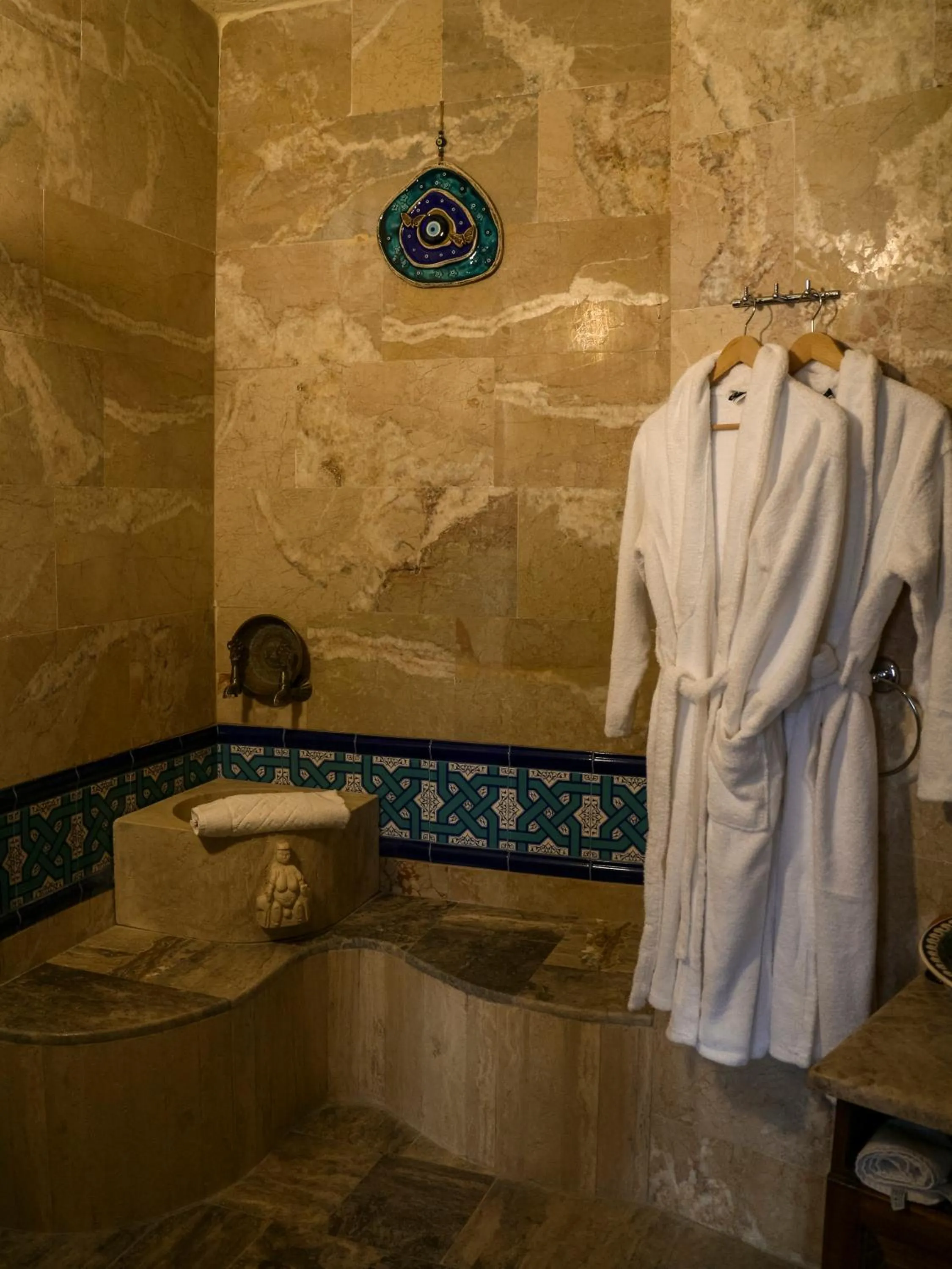 Bathroom in Canela Cave Hotel - Cappadocia