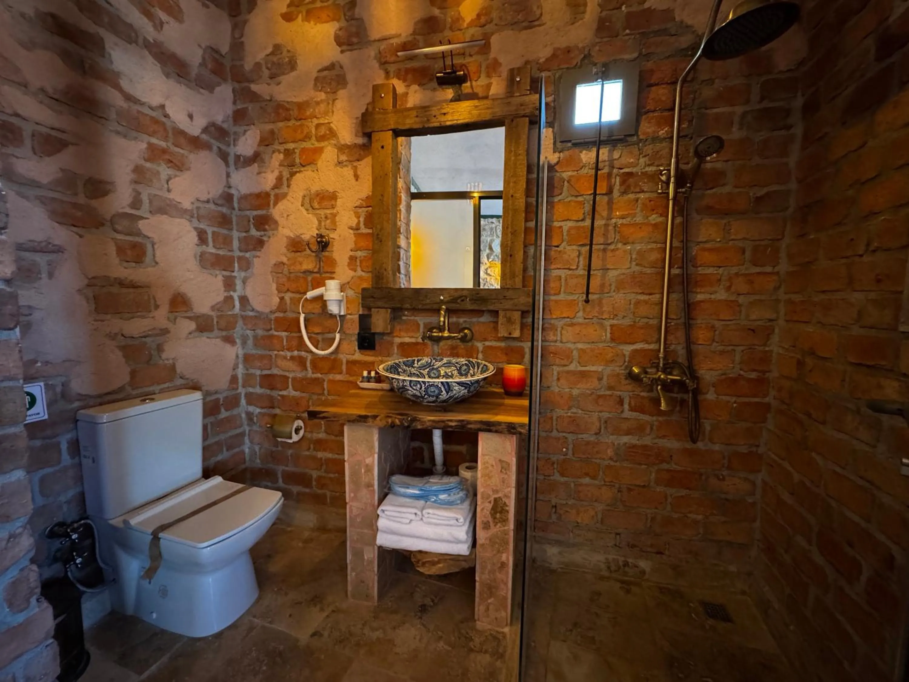 Bathroom in Canela Cave Hotel - Cappadocia