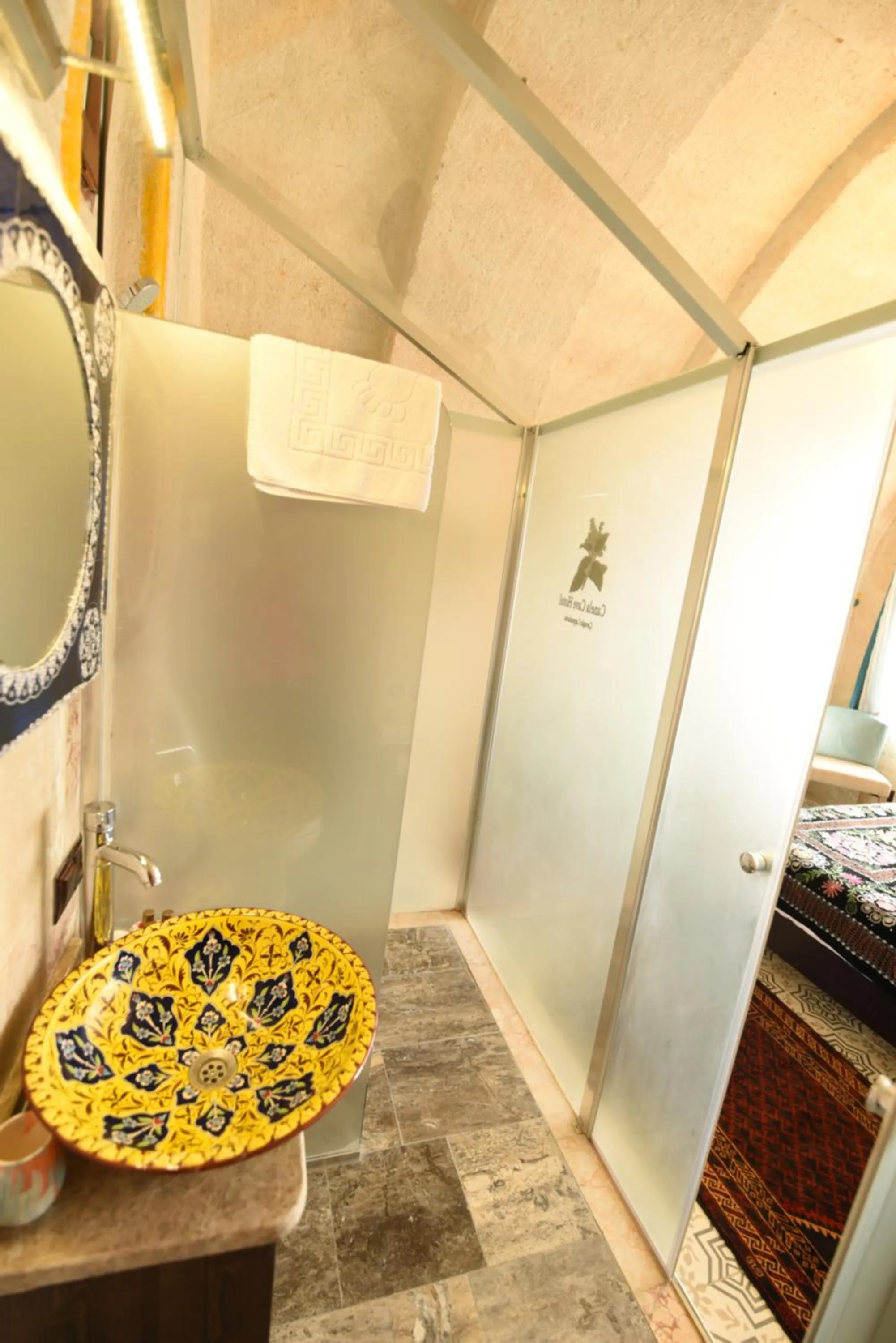 Bathroom in Canela Cave Hotel - Cappadocia