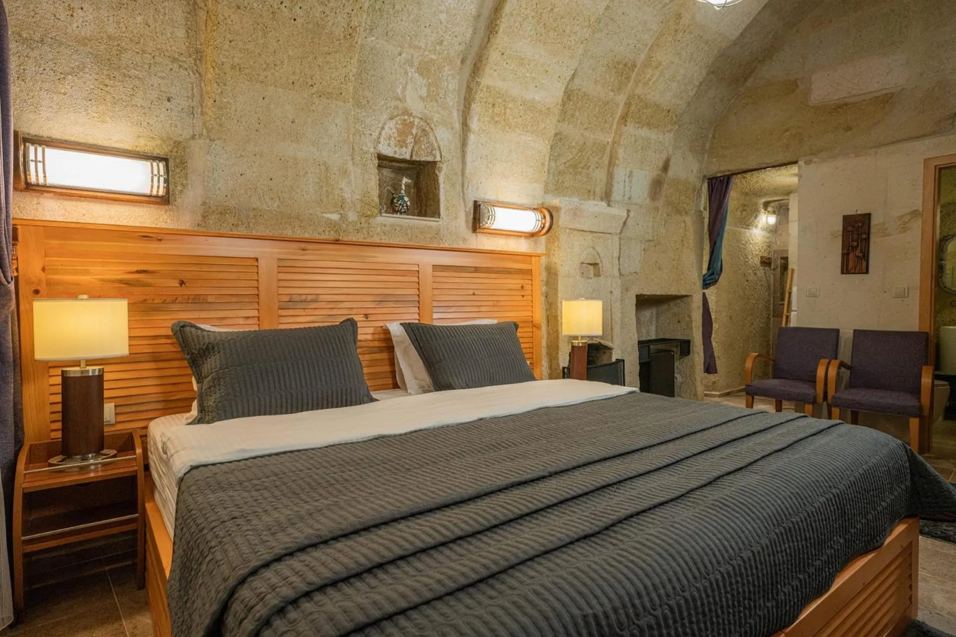 Bed in Canela Cave Hotel - Cappadocia