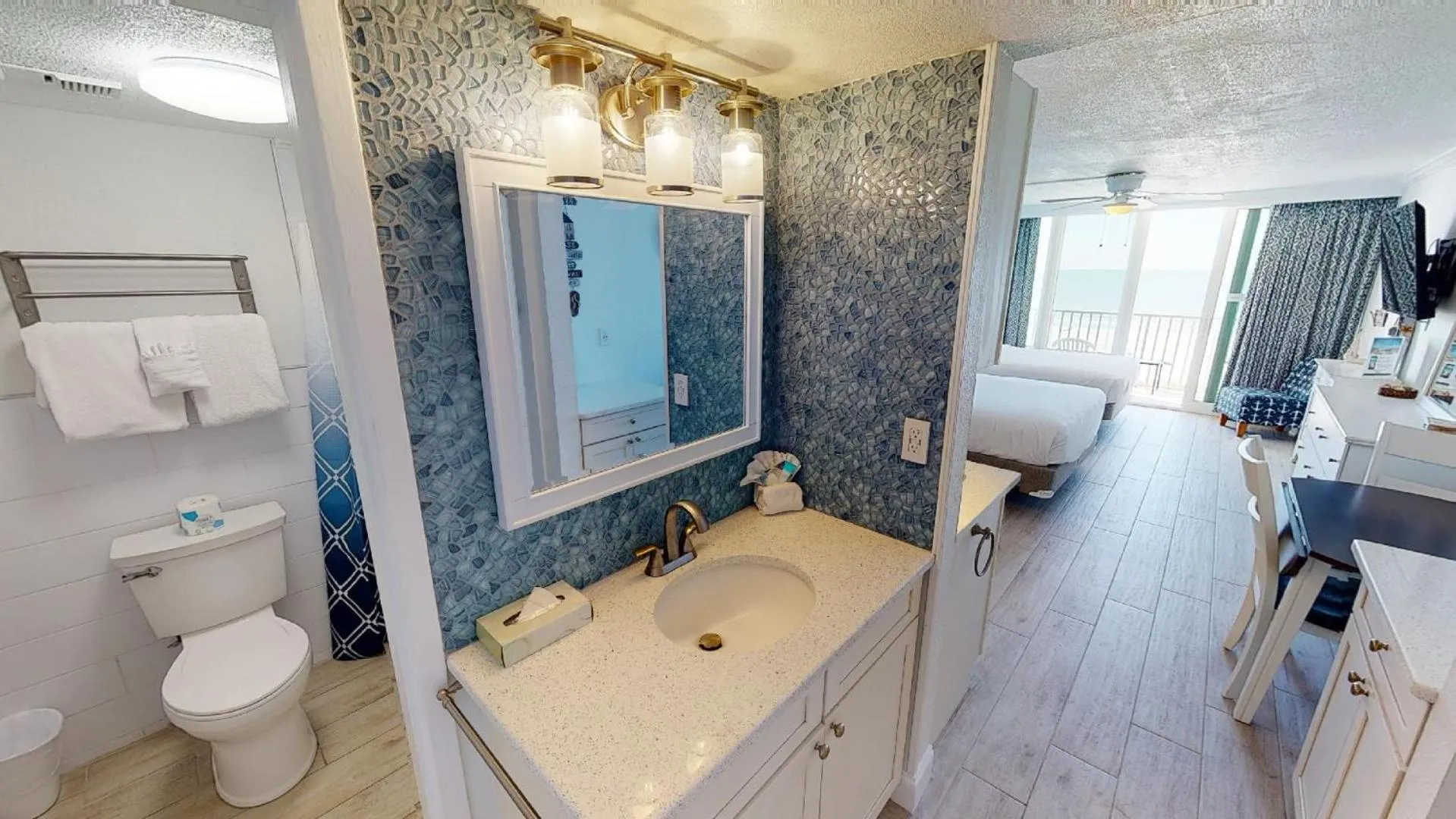 Bathroom in Island Inn Beach Resort