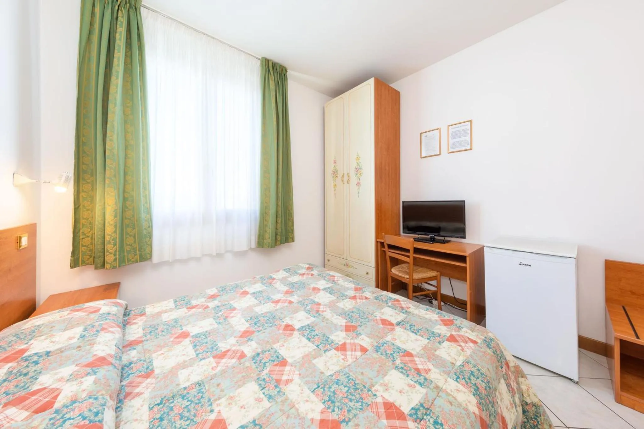 Bed in Hotel New Aurora Venice