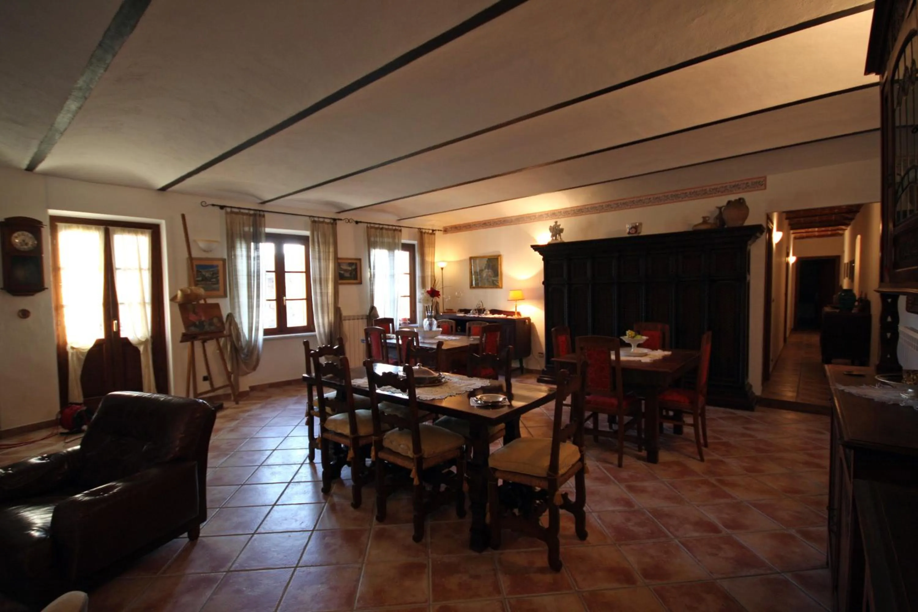 Communal lounge/ TV room in Relais San Desiderio