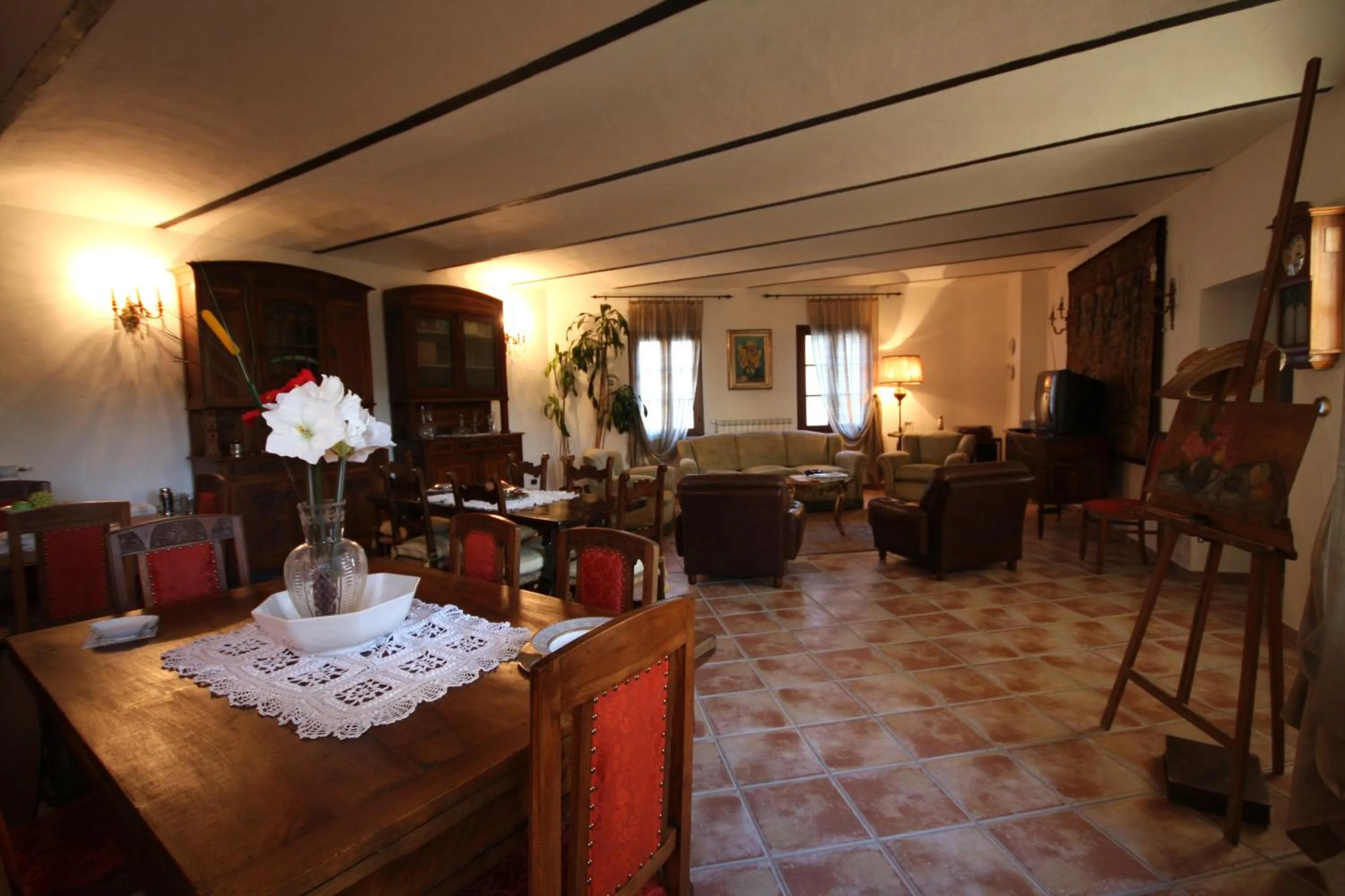 Communal lounge/ TV room in Relais San Desiderio