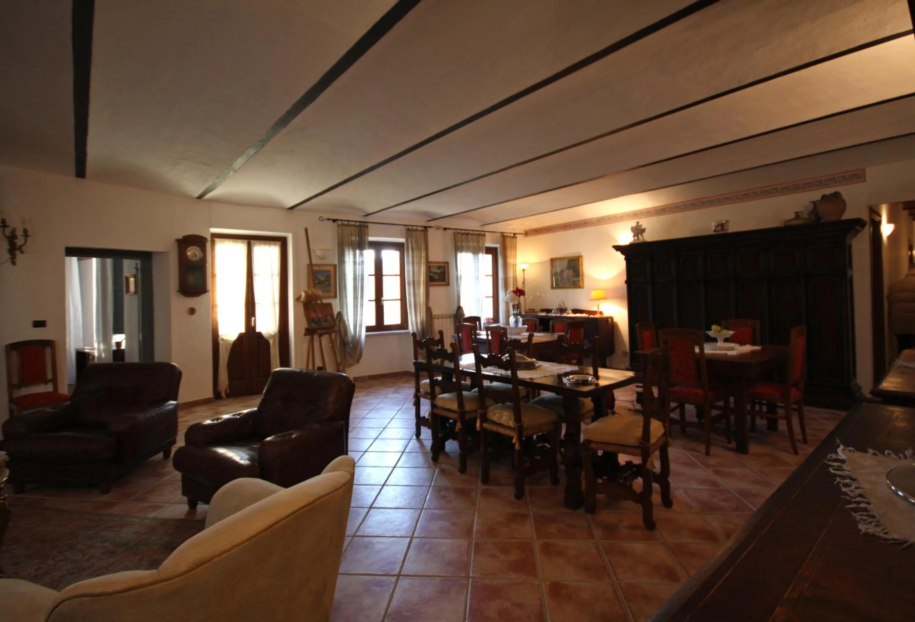 Communal lounge/ TV room in Relais San Desiderio