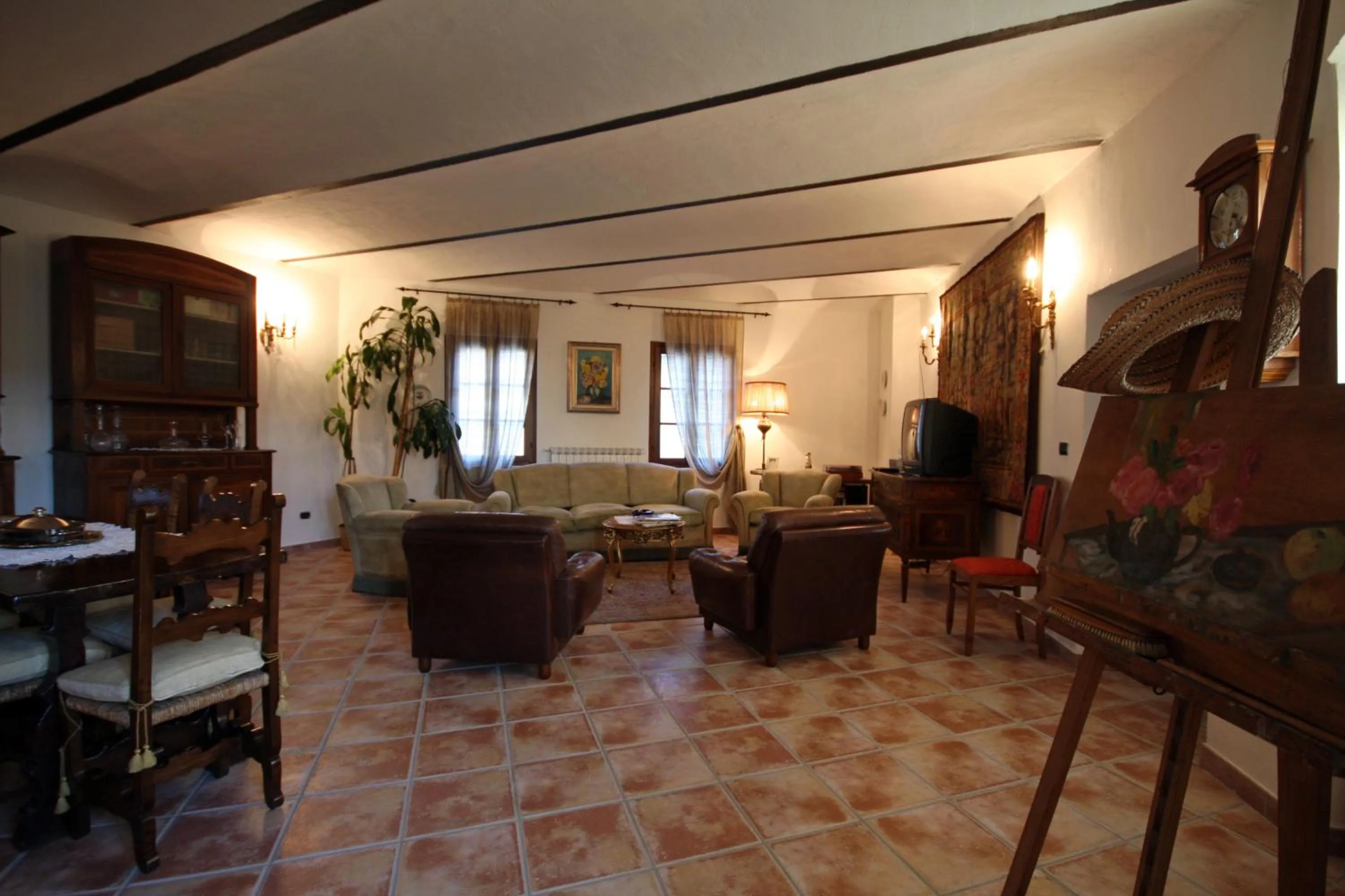 Communal lounge/ TV room in Relais San Desiderio