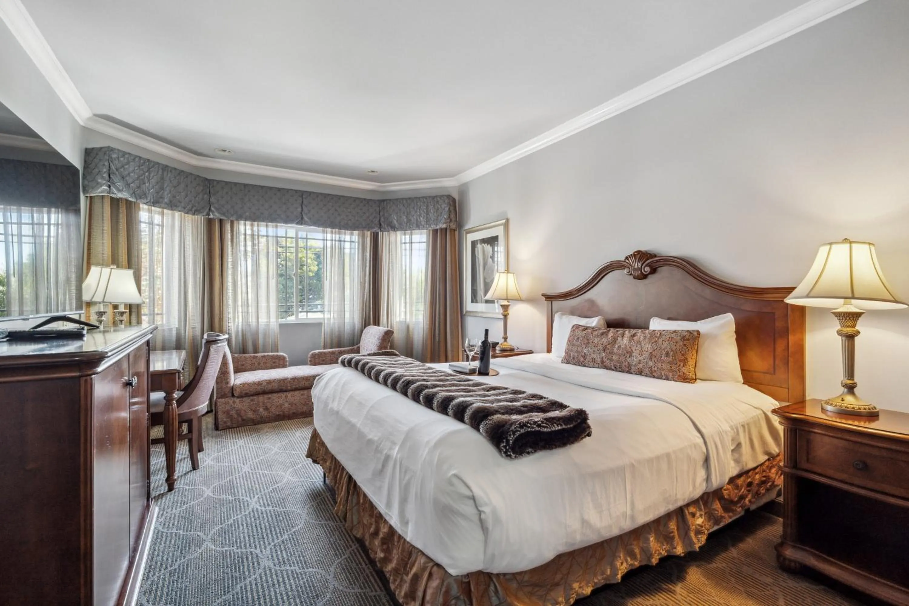 Bed in Villa Montes Hotel