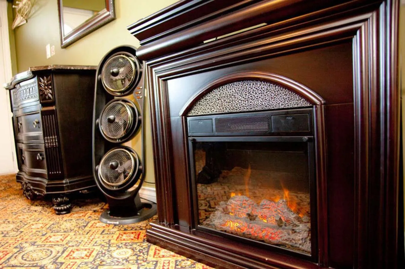 Living room in The Classic Horseshoe Bay Motel