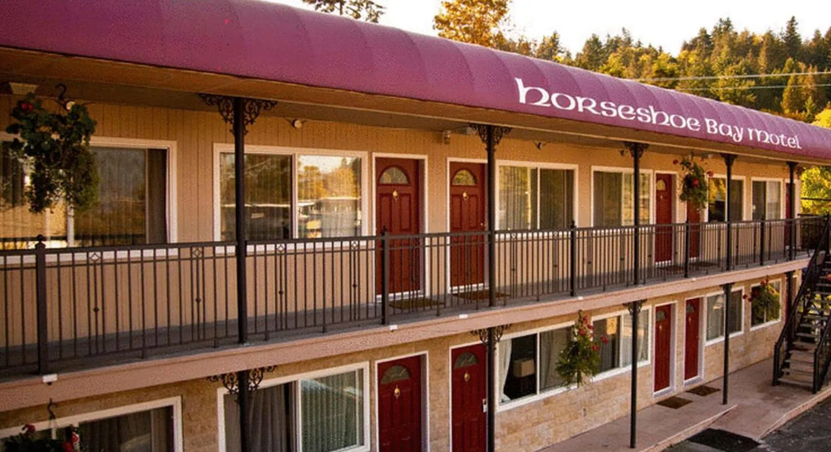 Property building in The Classic Horseshoe Bay Motel