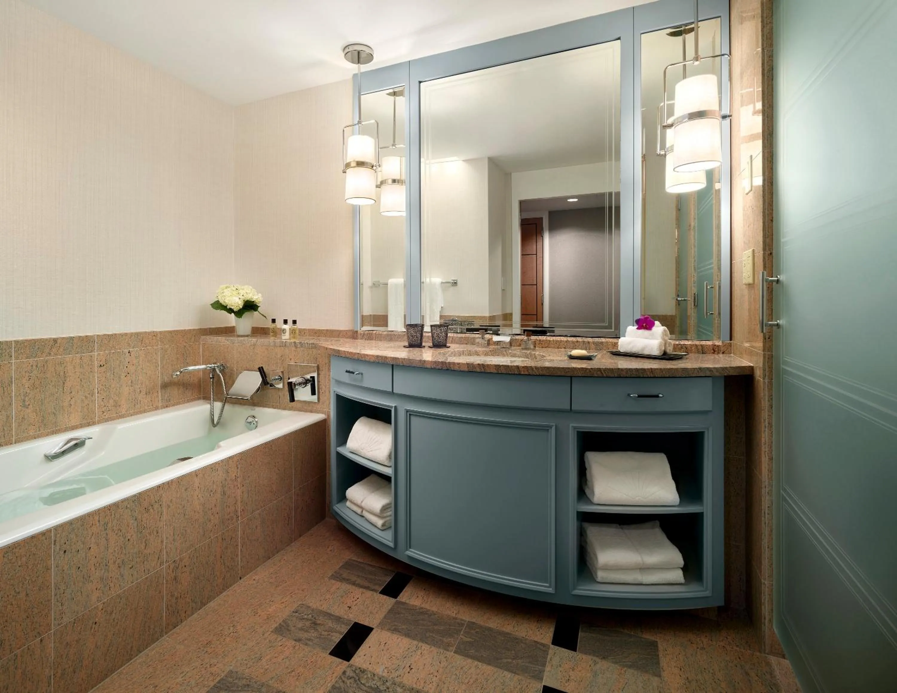 Bathroom in Mandarin Oriental, Boston