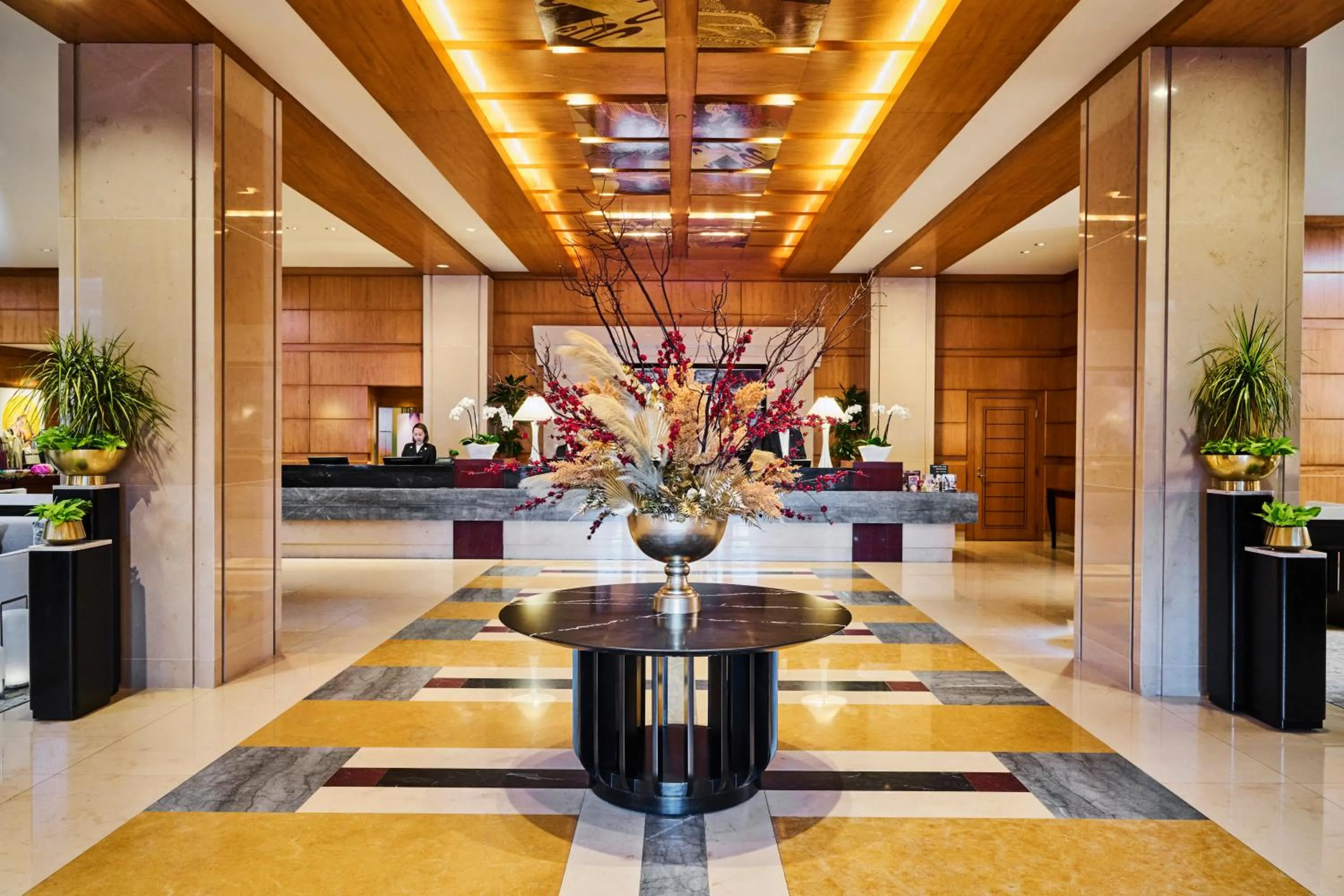 Lobby or reception in Mandarin Oriental, Boston
