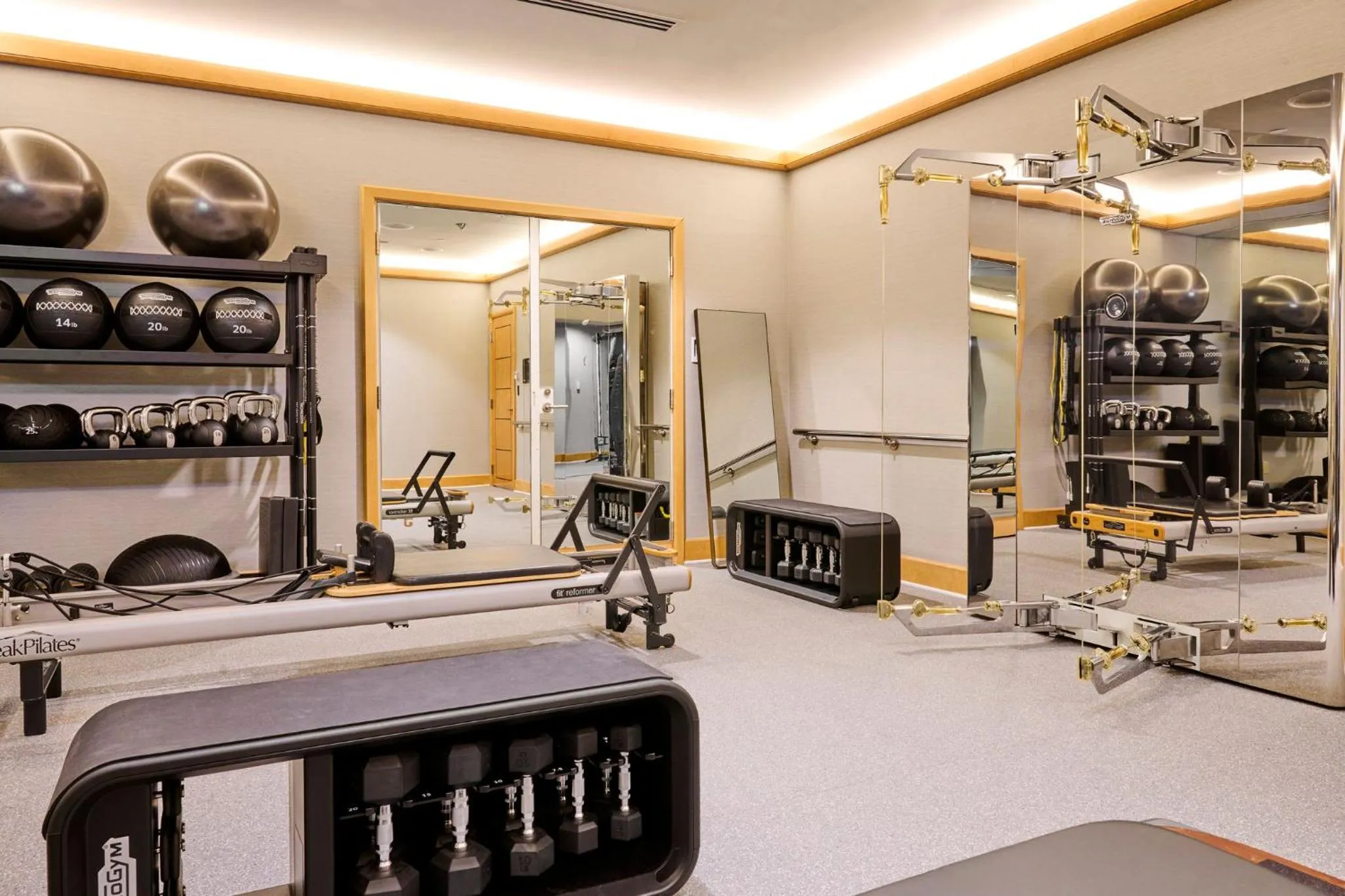Fitness centre/facilities in Mandarin Oriental, Boston