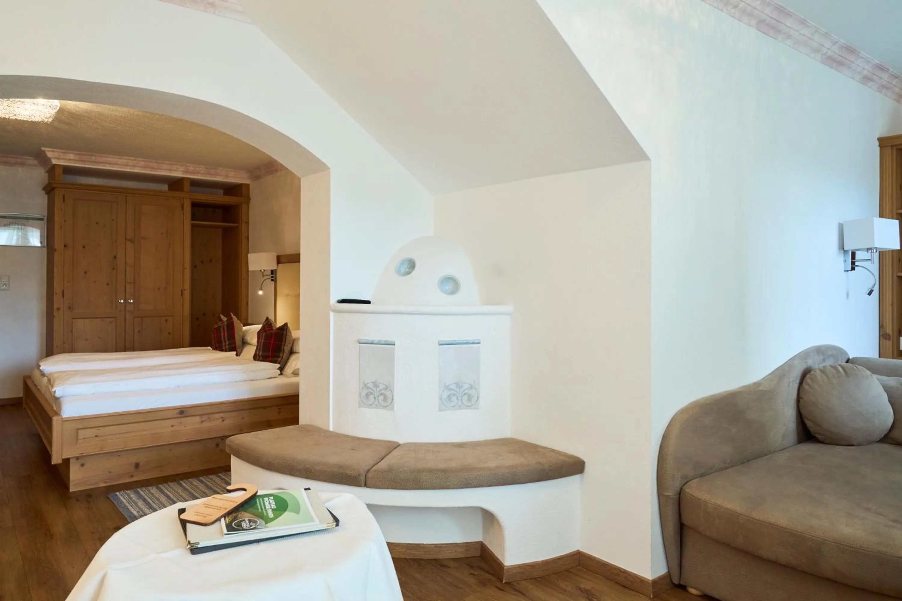 Living room in Alpenhotel Karwendel -Adults only-