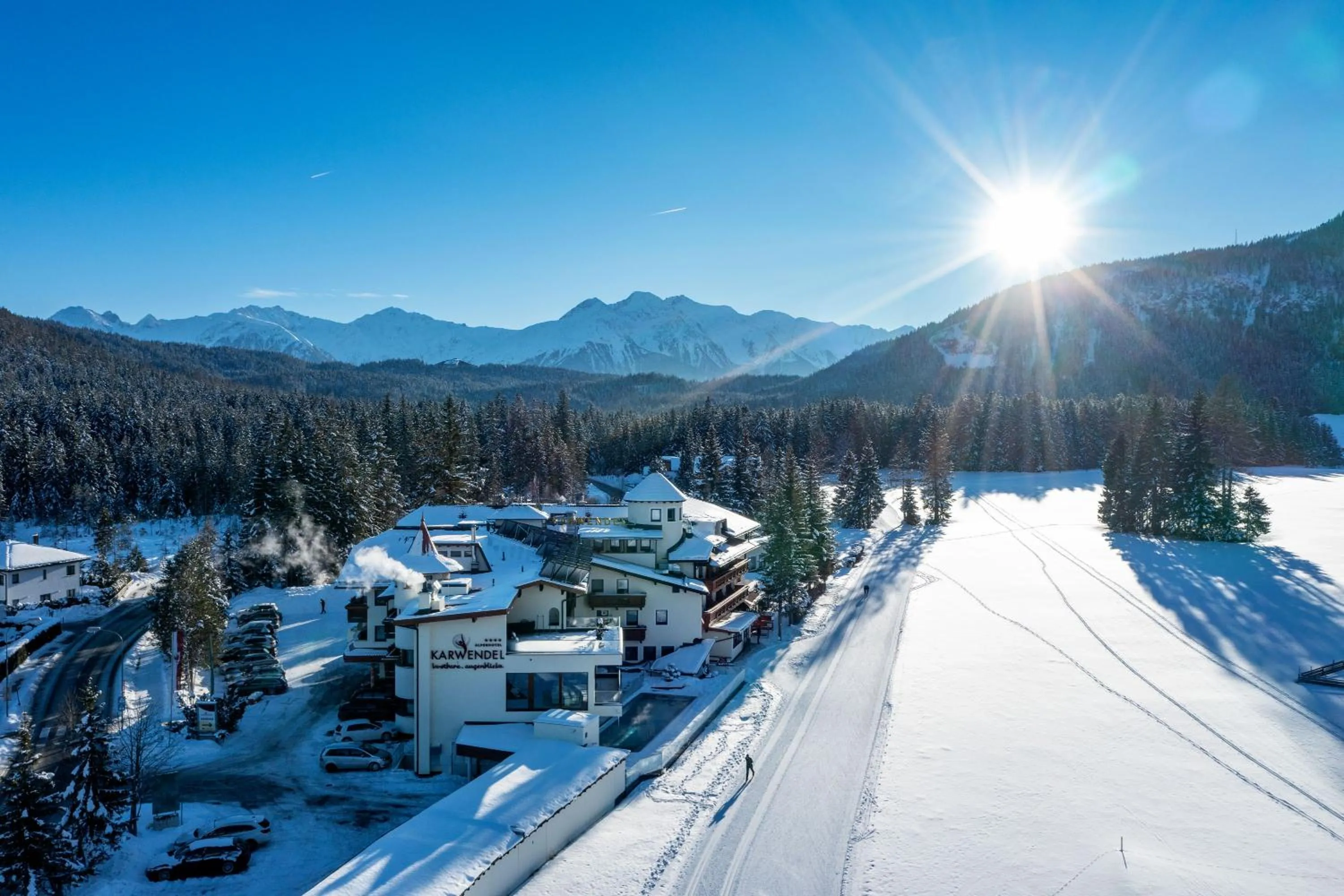 Property building in Alpenhotel Karwendel -Adults only-