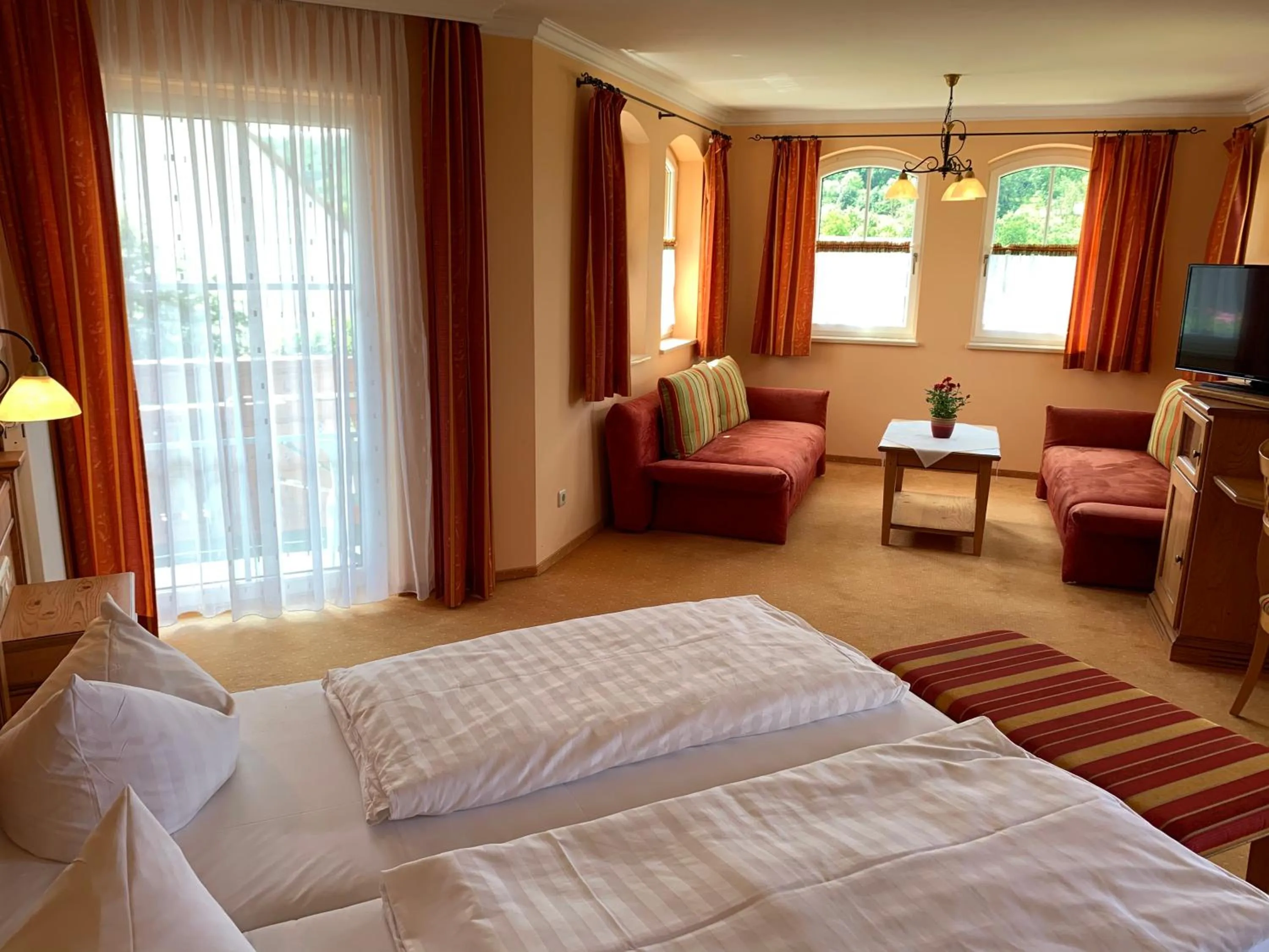 Bed in Hotel Sonnenblick