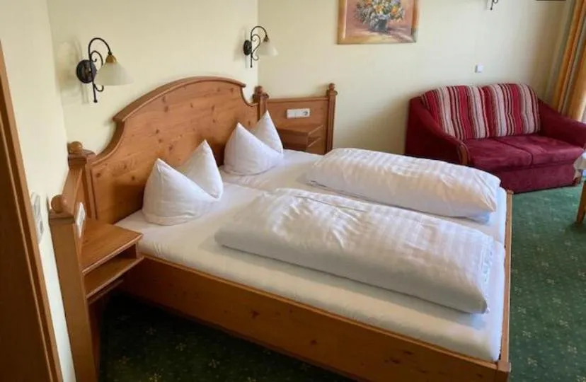 Bed in Hotel Sonnenblick