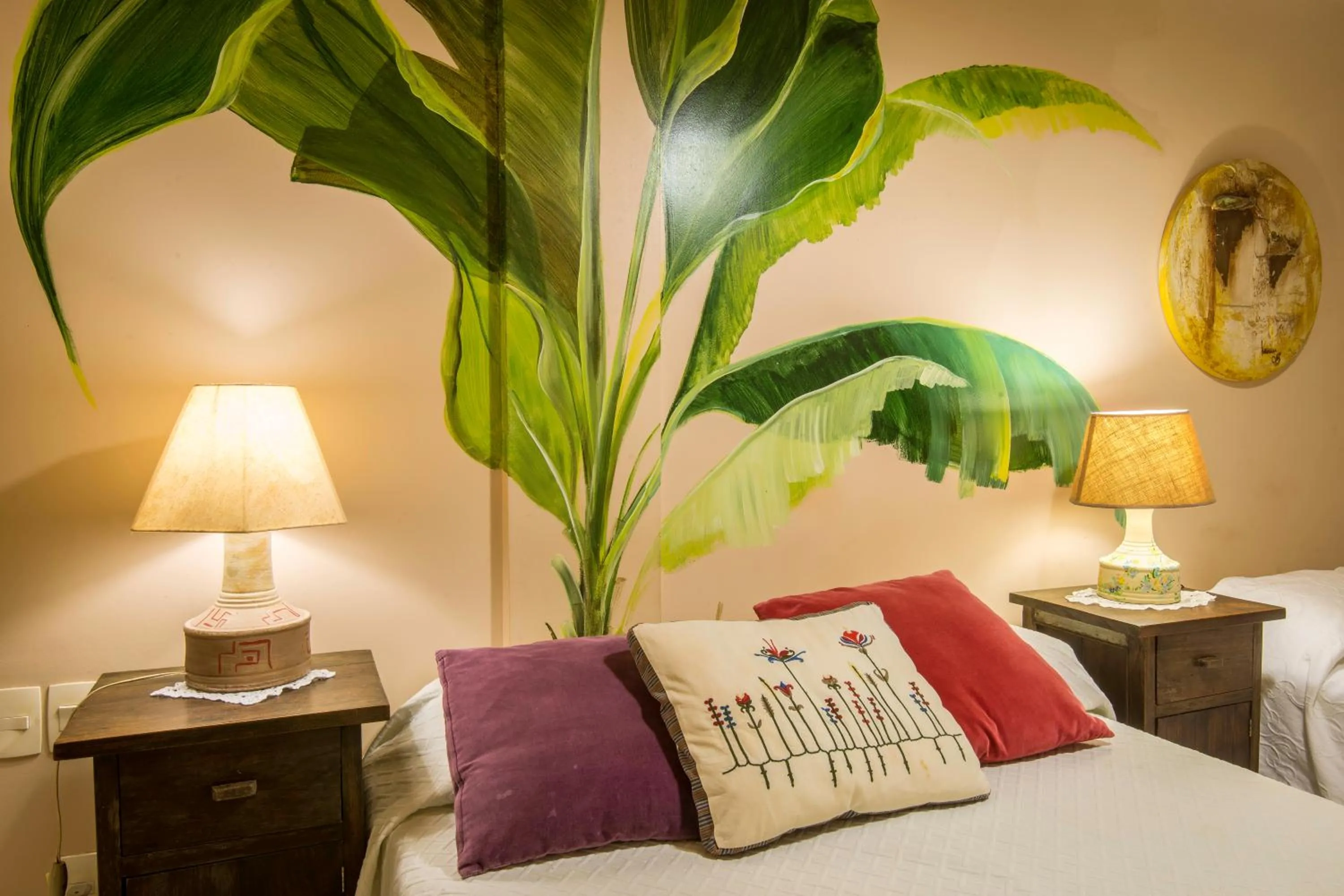 Decorative detail, Bed in Pousada Via Brasil