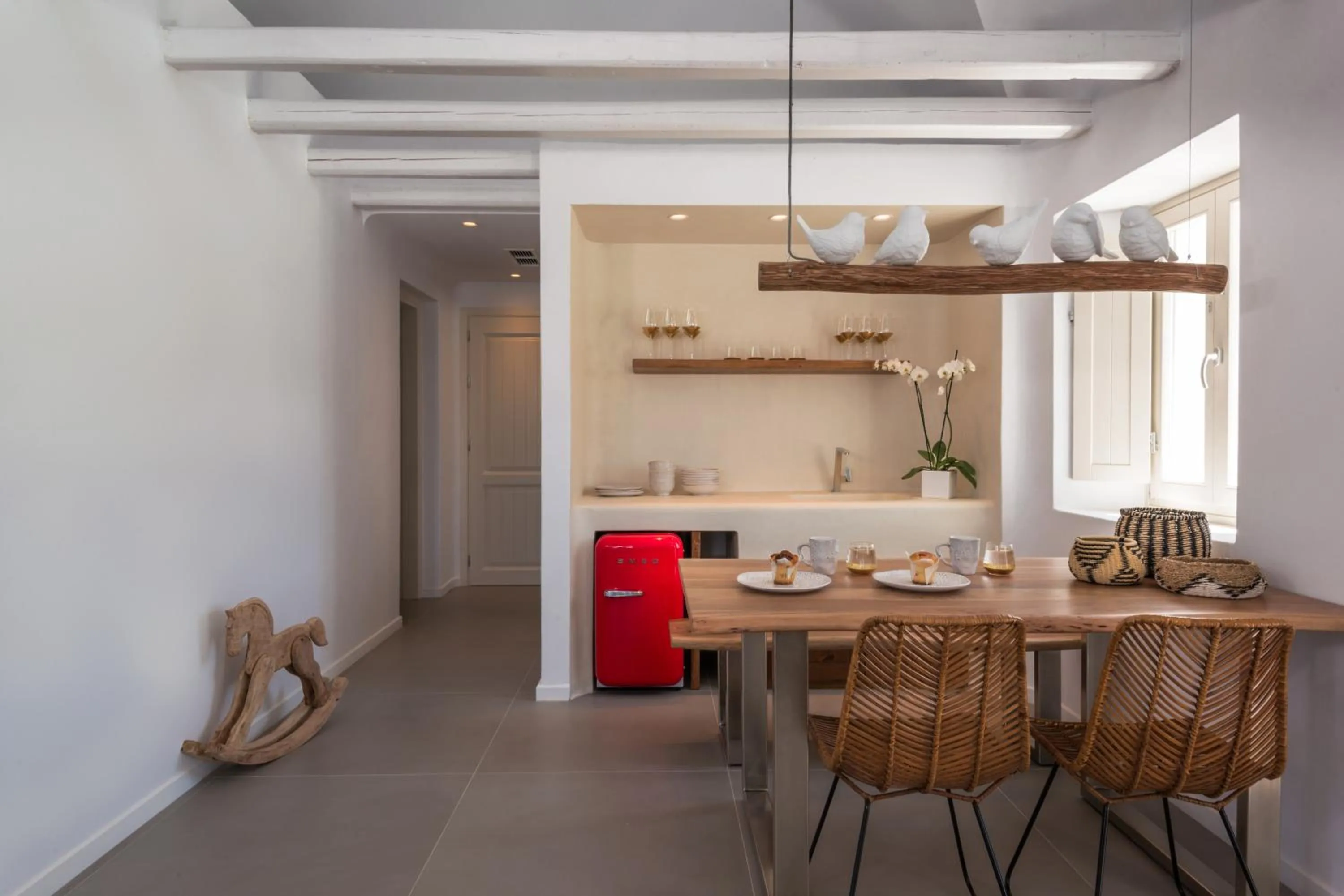 Kitchen or kitchenette in White & Co Exclusive Island Villas