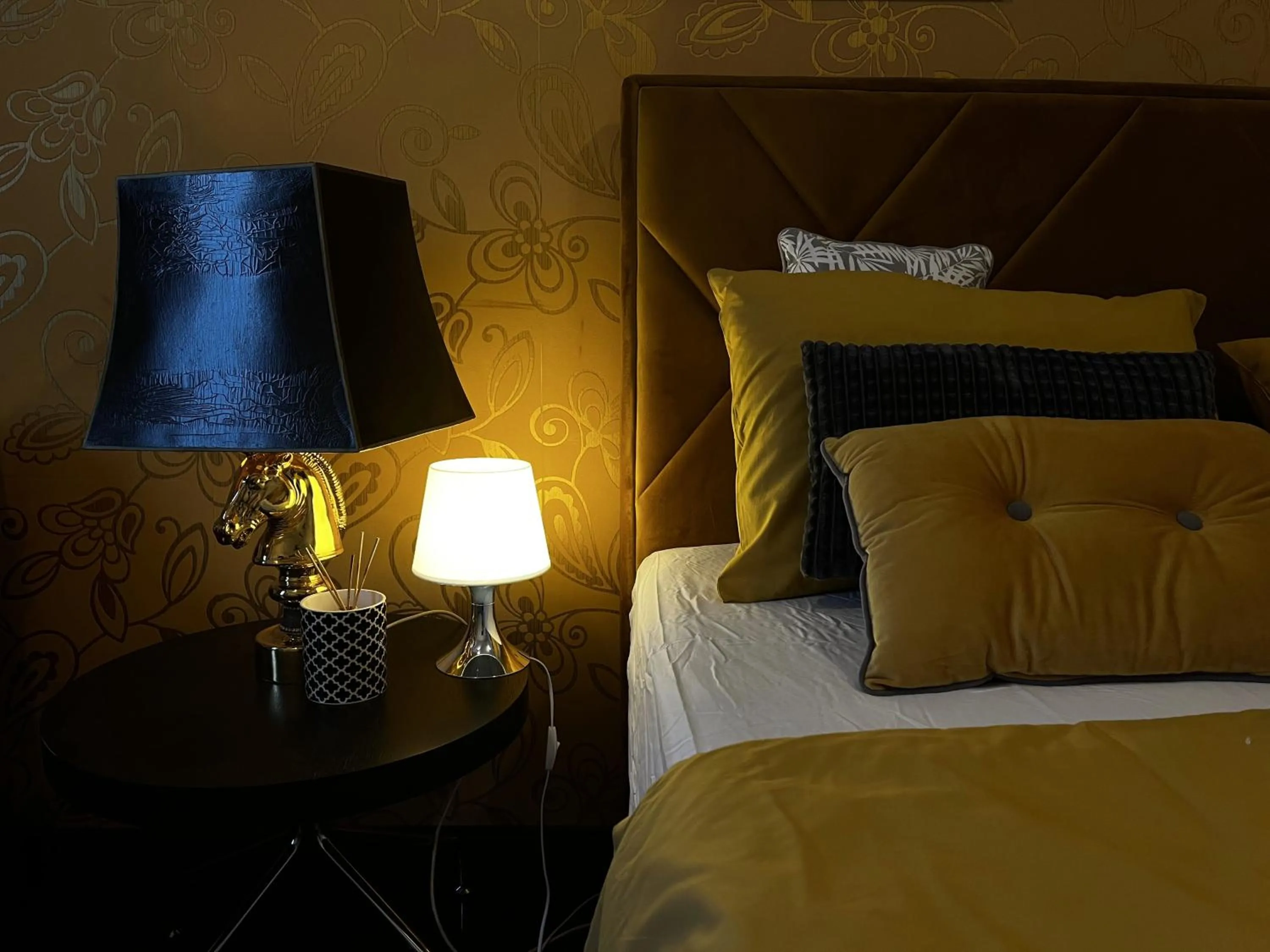 Bed in Studio Apartment Sofia - Poreč Old Town Quiet Oasis with FREE parking