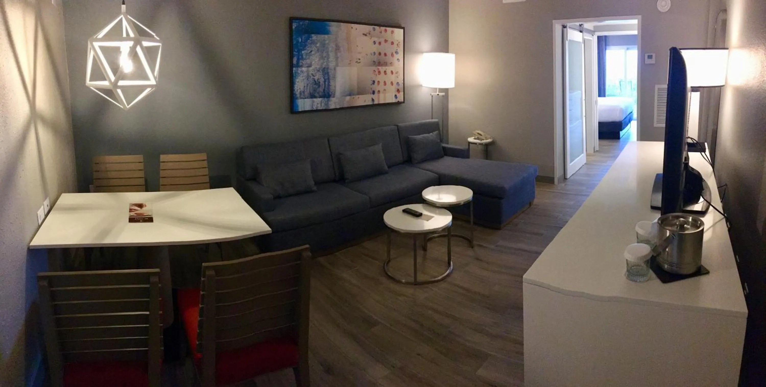 TV and multimedia in DoubleTree Suites by Hilton Melbourne Beach Oceanfront