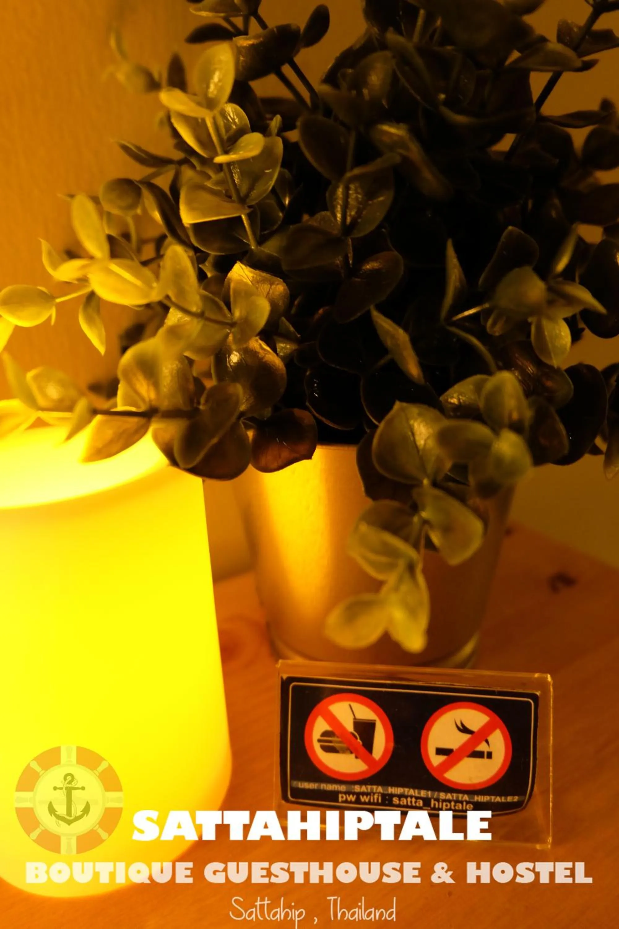 Decorative detail in Sattahiptale Boutique Guesthouse & Hostel