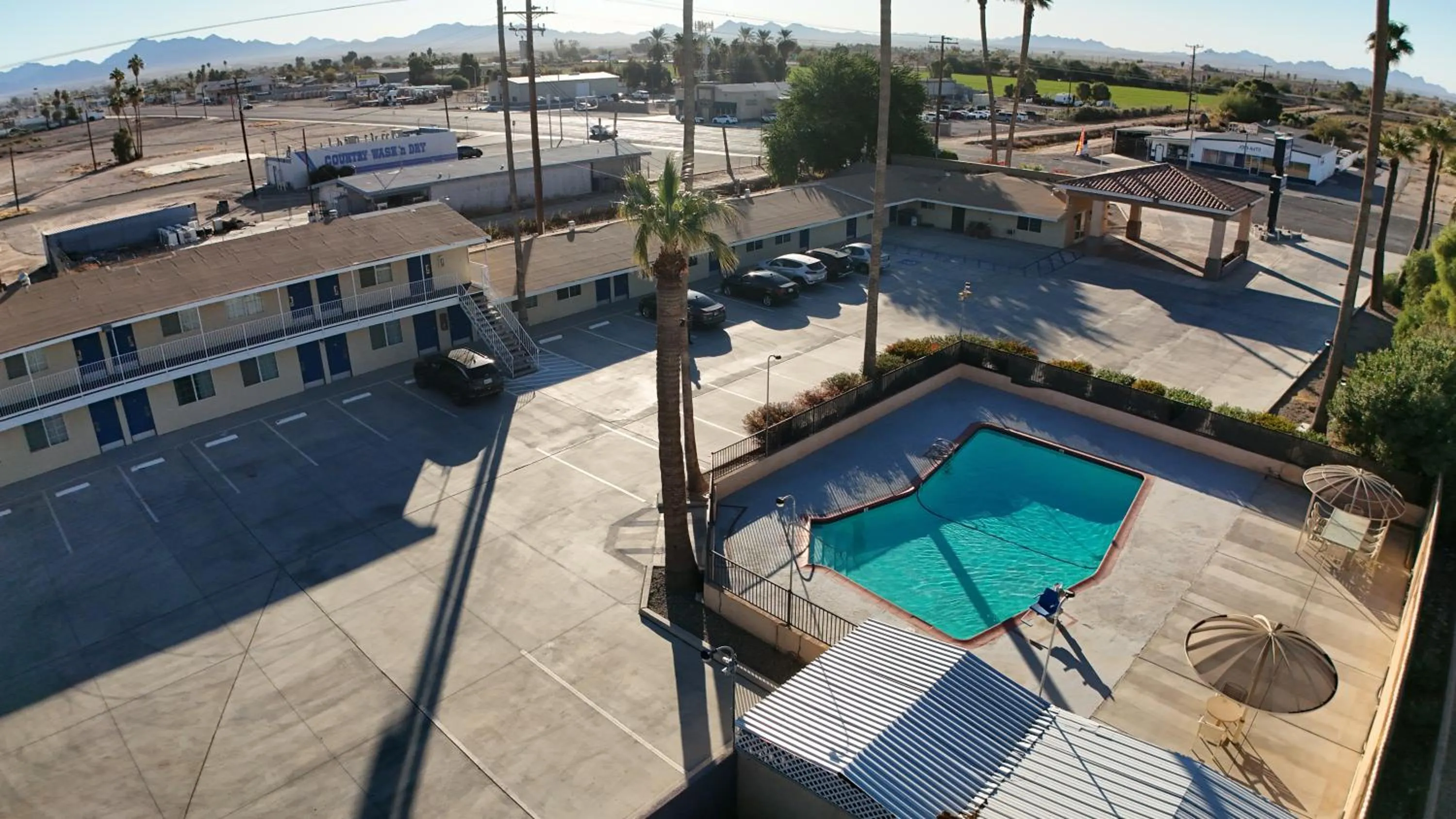 Property building in Rodeway Inn & Suites Blythe I-10