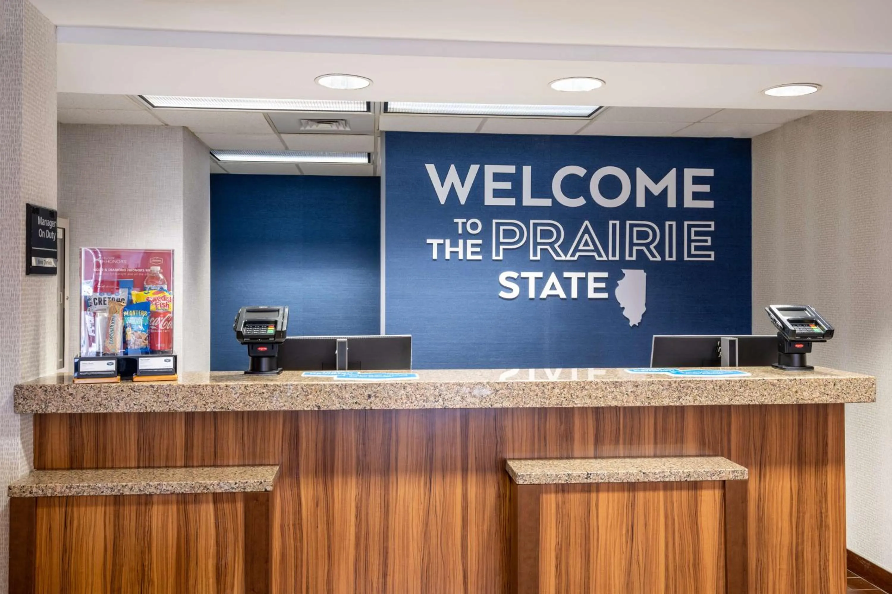 Lobby or reception in Hampton Inn Joliet/I-80