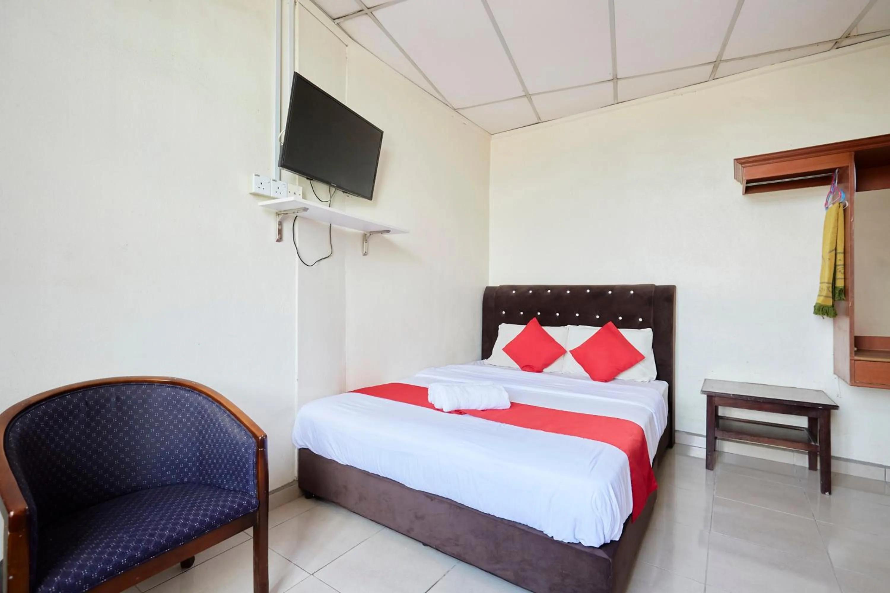 Bed in Jerteh Hotel, Terengganu