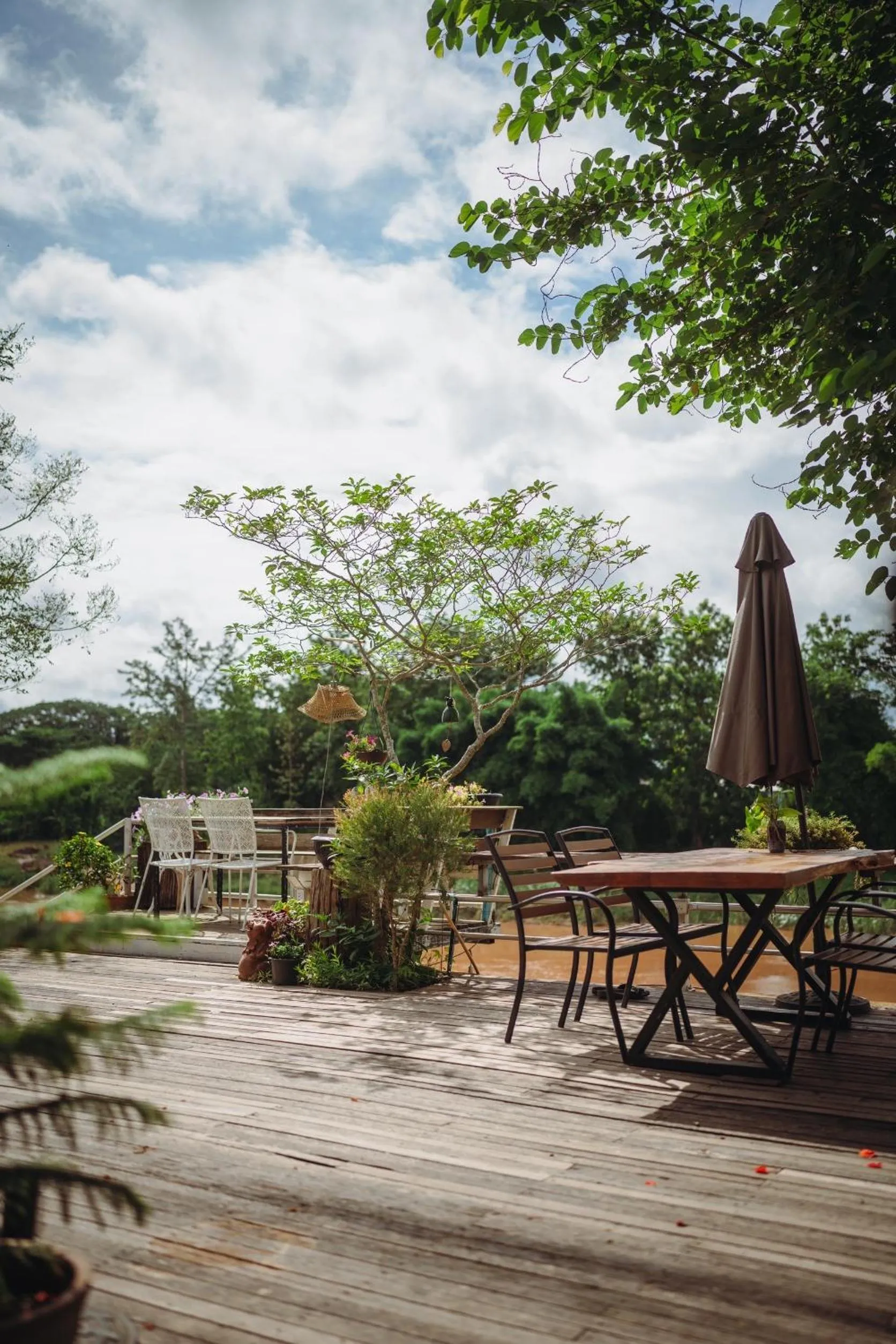 Patio in Nan Rim Nam Resort